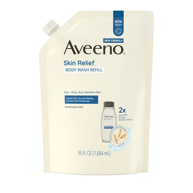 aveeno-skin-relief-body-wash-fragrance-free-with-triple-oat-formula-for-sensitiv image 1