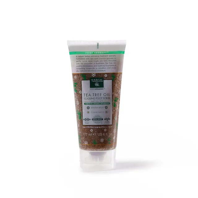 earth-therapeutics-tea-tree-oil-cooling-foot-scrub-exfoliating-pumice-treatment- image 1