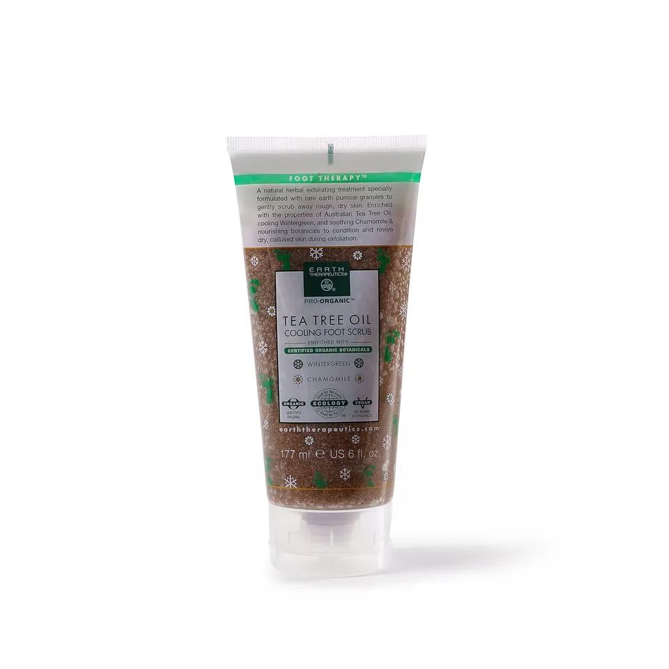 earth-therapeutics-tea-tree-oil-cooling-foot-scrub-exfoliating-pumice-treatment- image 1