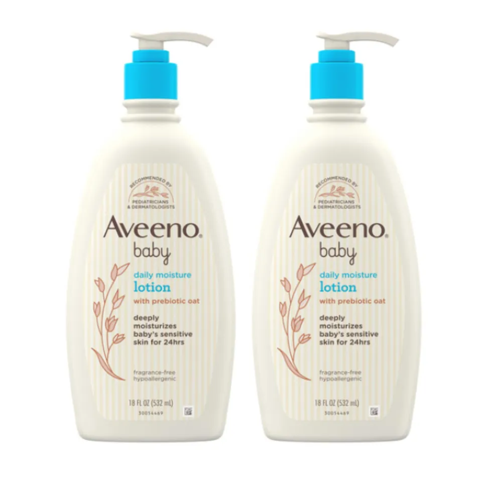 aveeno-baby-daily-moisture-body-lotion-for-sensitive-skin-hypoallergenic-moistur image 1