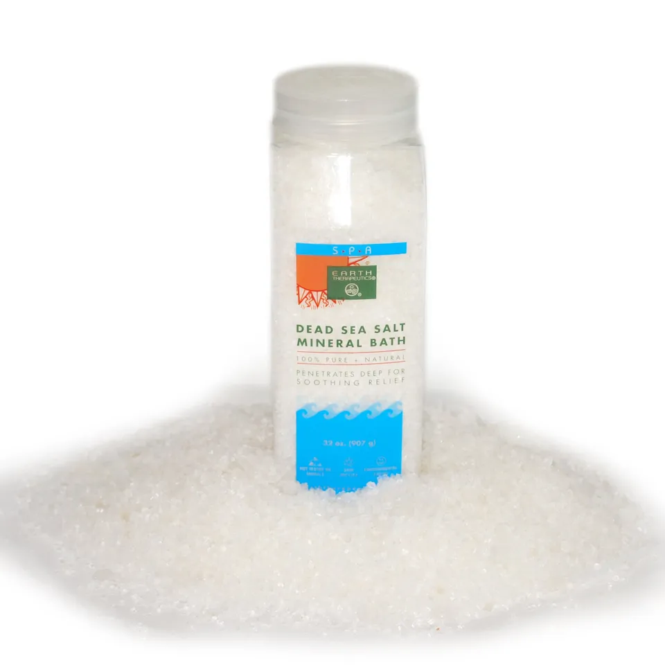 earth-therapeutics-dead-sea-salt-mineral-bath-32-oz-100-pure-dead-sea-salts image 1
