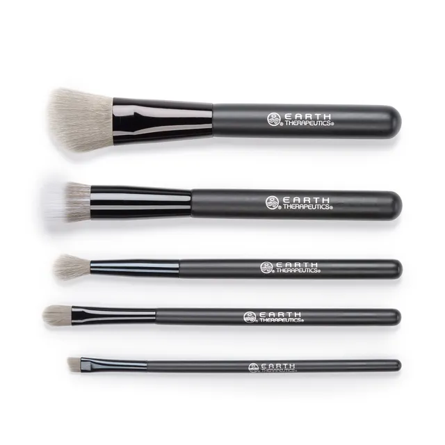 earth-therapeutics-5-piece-charcoal-cosmetic-brushes-set image 1