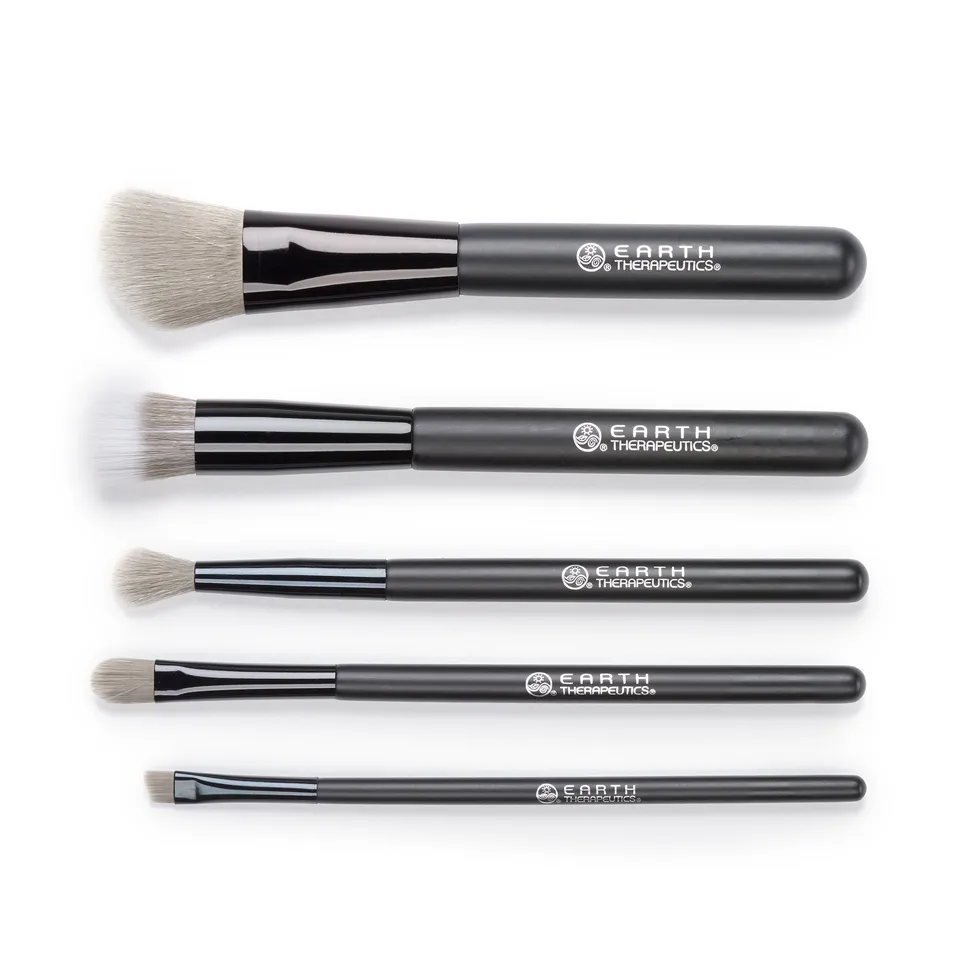 earth-therapeutics-5-piece-charcoal-cosmetic-brushes-set image 1