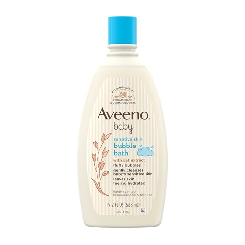 aveeno-baby-sensitive-skin-bubble-bath-with-oat-extract-gently-cleanses-and-hydr image 8