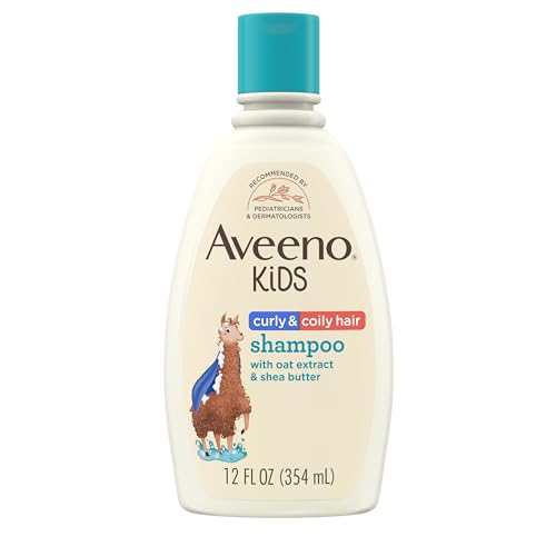 aveeno-kids-curly-coily-hair-shampoo-with-oat-extract-shea-butter-type-3-4-hair- image 8