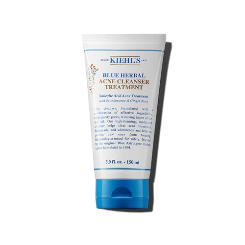 kiehl-s-blue-herbal-acne-cleanser-treatment-with-salicylic-acid-5-oz-foaming-fac image 6