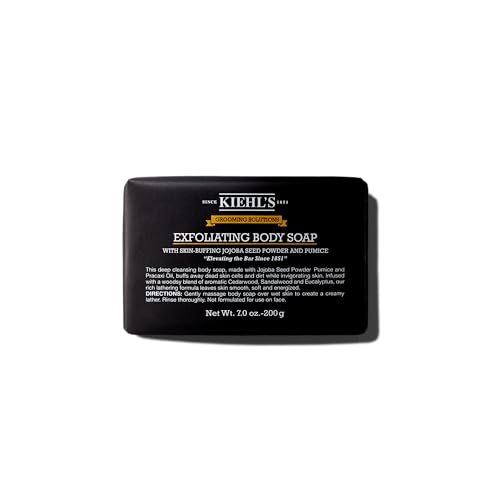 kiehl-s-grooming-solutions-exfoliating-body-bar-soap-for-men-with-pumice-jojoba- image 5