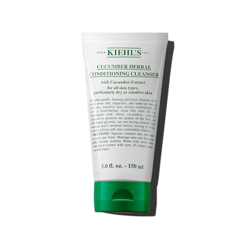 kiehl-s-cucumber-herbal-conditioning-cleanser-gentle-face-wash-for-dry-sensitive image 5