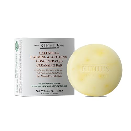 kiehl-s-calendula-concentrated-facial-cleansing-bar-calming-soap-cleanser-for-no image 6