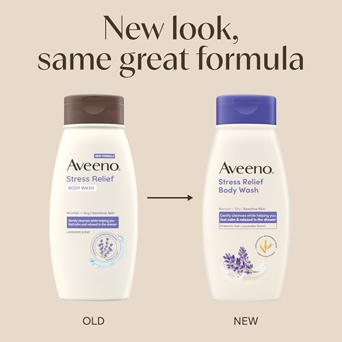 aveeno-stress-relief-body-wash-with-nourishing-oat-lavender-scent-for-sensitive- image 8