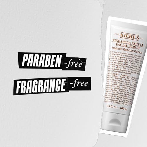 kiehl-s-pineapple-papaya-facial-scrub-exfoliating-face-cleanser-with-luffa-cylin image 8