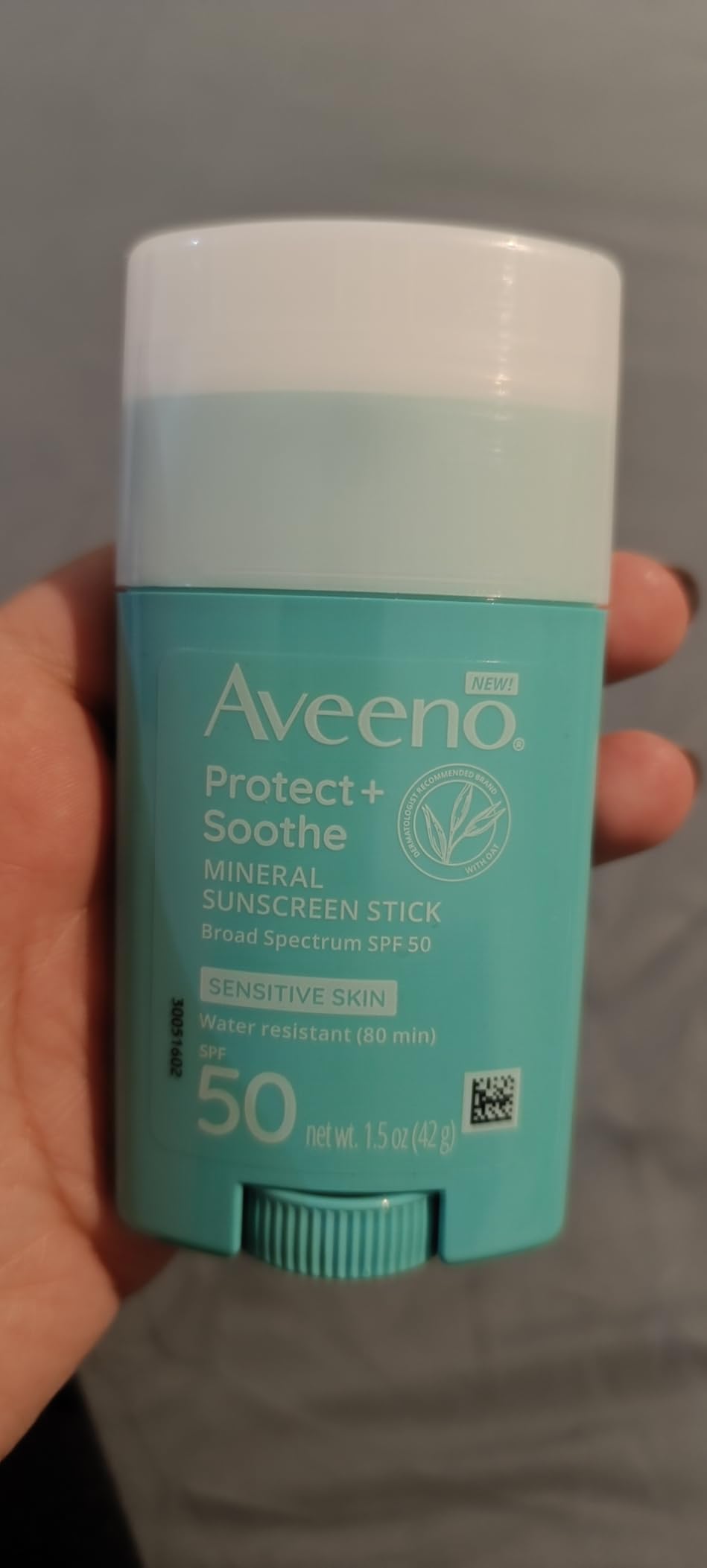 Solid sunscreen stick