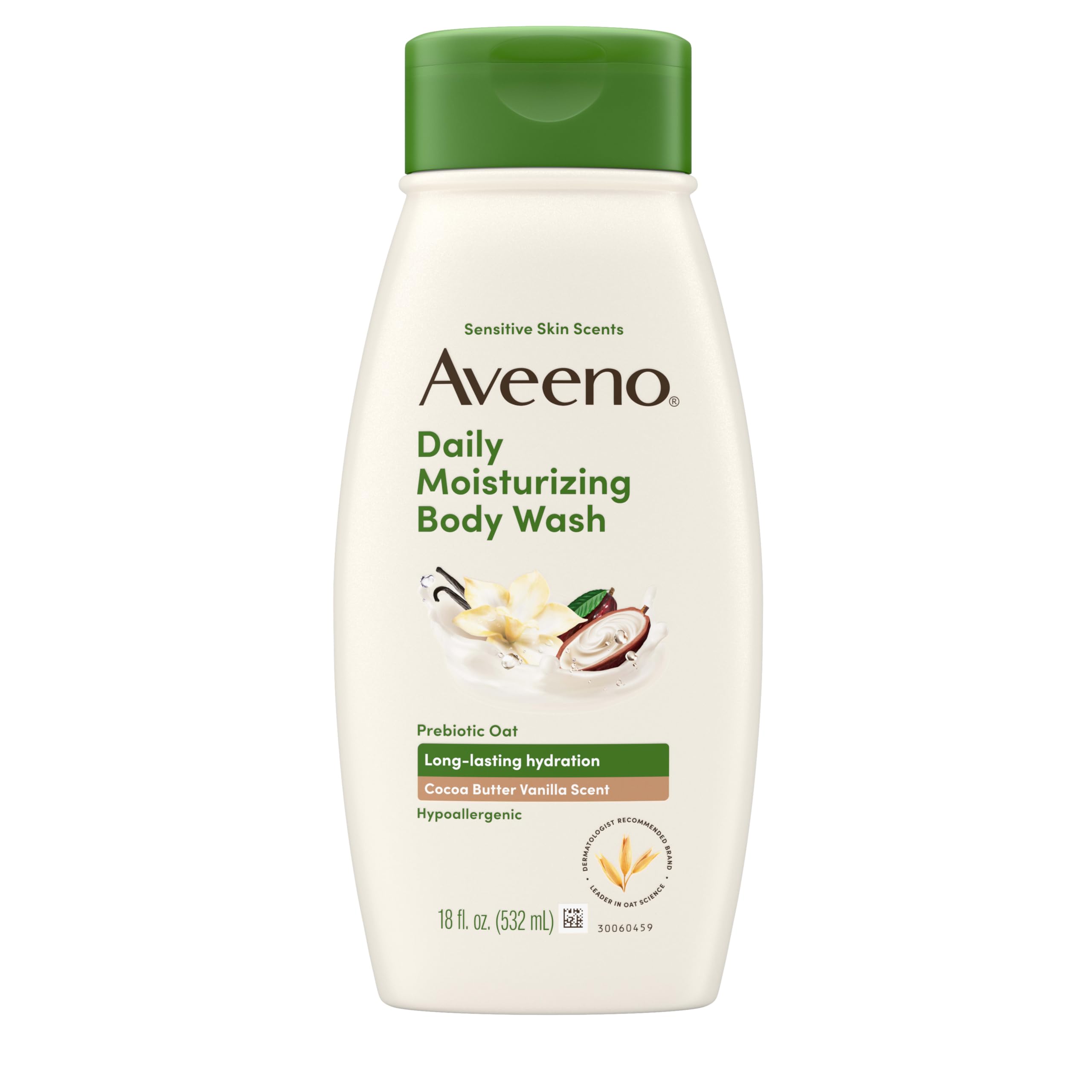 aveeno-daily-moisturizing-body-wash-with-cocoa-butter-vanilla-scent-prebiotic-oa image 1