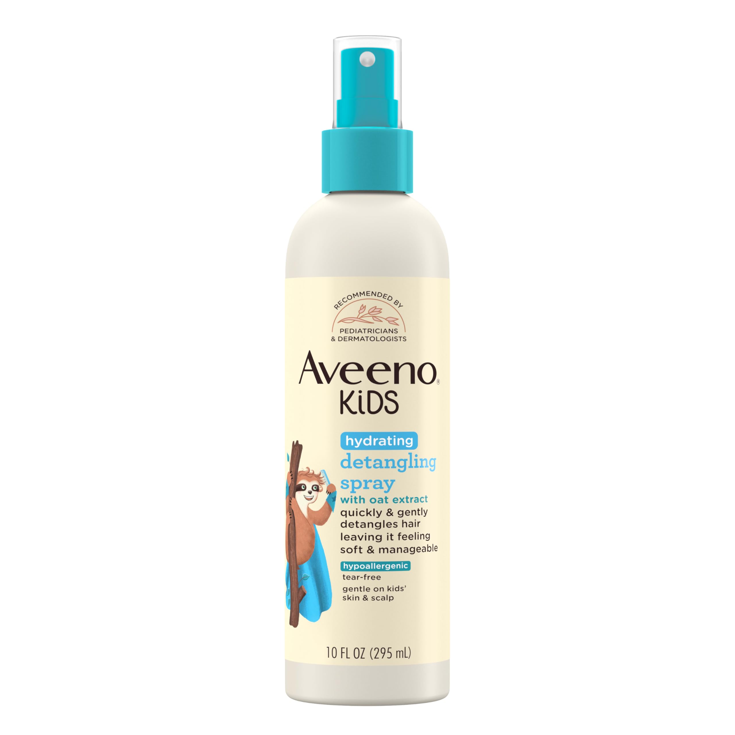 aveeno-kids-hydrating-detangling-spray-with-oat-extract-tear-free-gentle-for-sen image 1