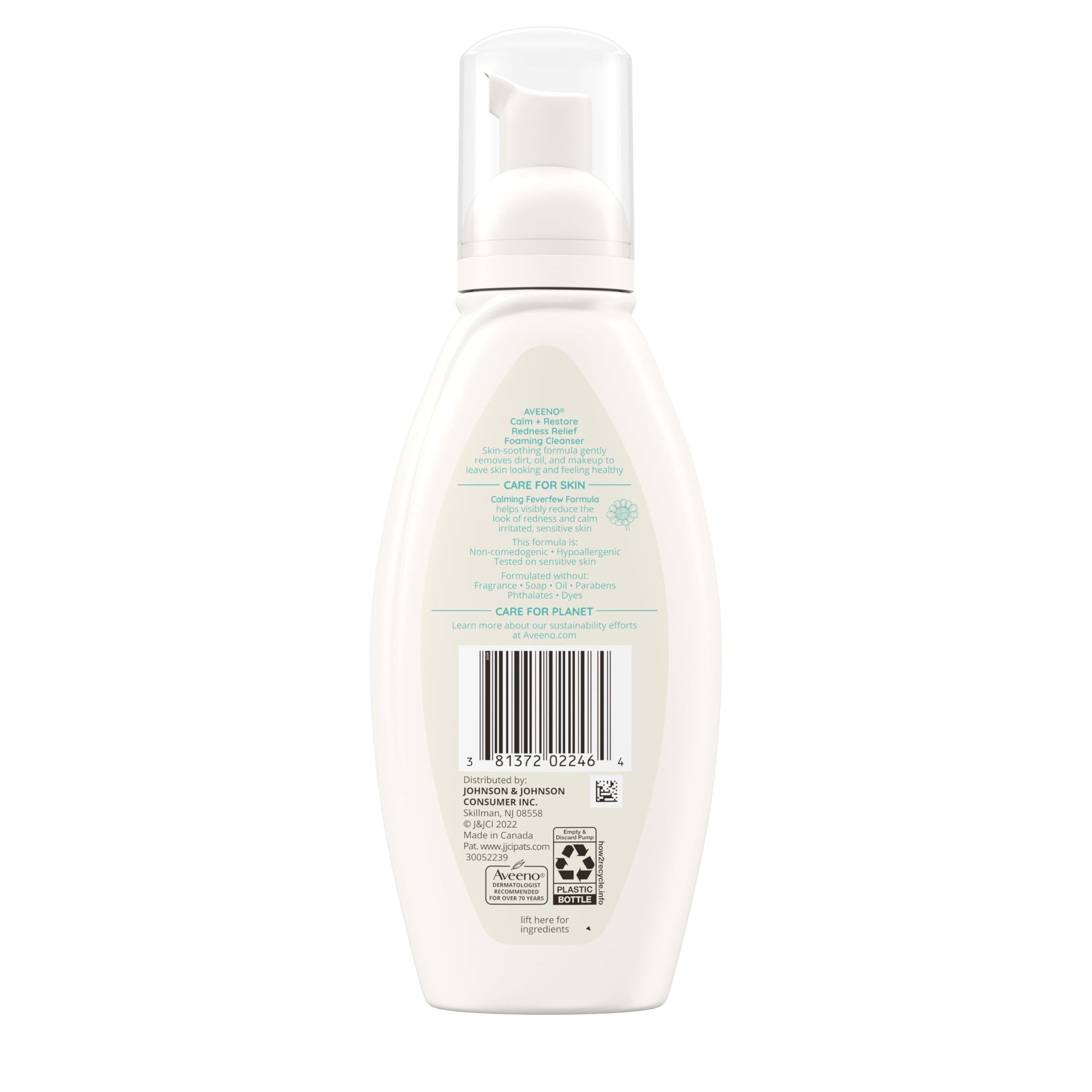 aveeno-calm-restore-redness-relief-foaming-cleanser-with-calming-feverfew-fragra image 8