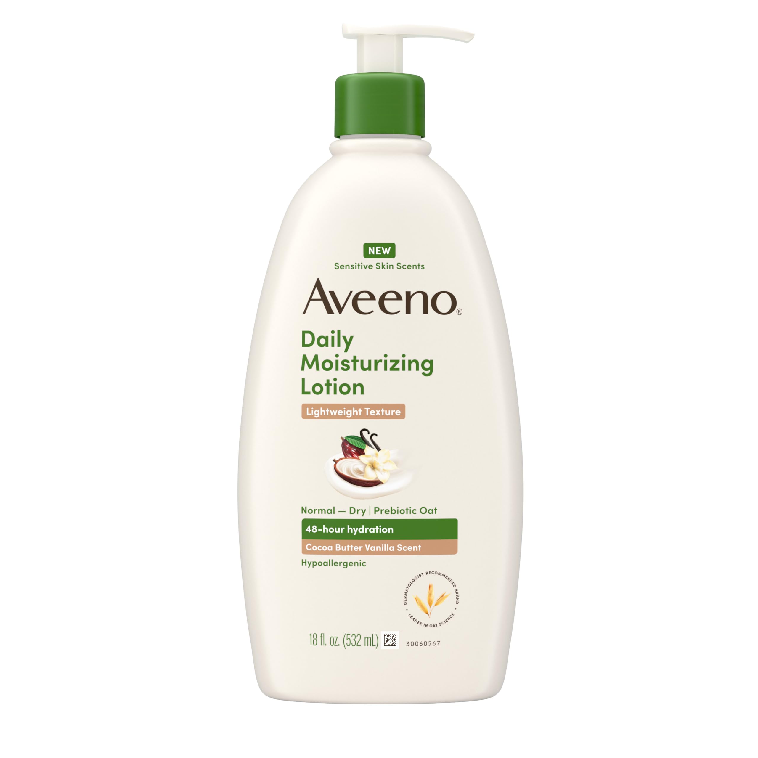aveeno-daily-moisturizing-lotion-cocoa-butter-vanilla-scent-with-prebiotic-oat-l image 1