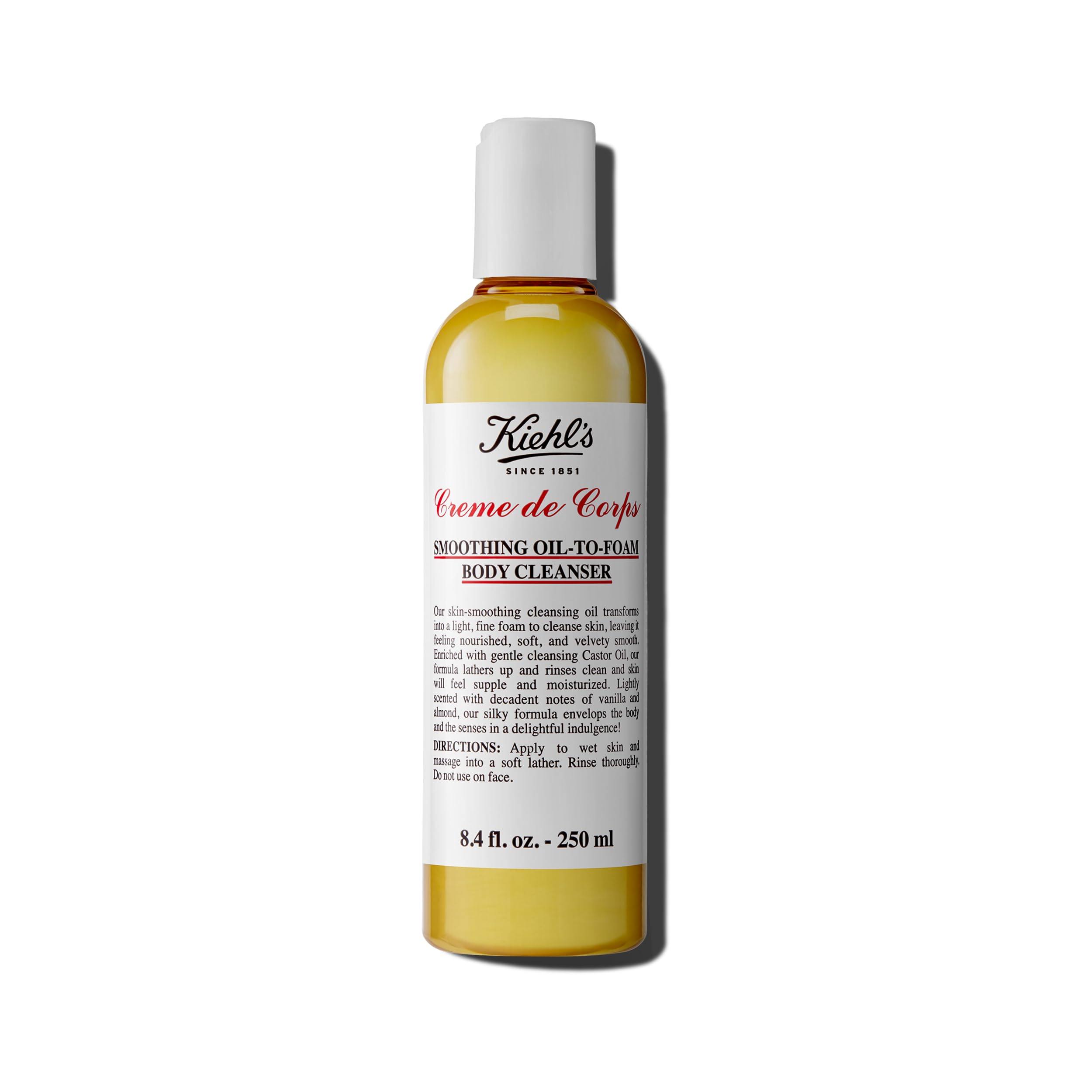 kiehl-s-creme-de-corps-smoothing-oil-to-foam-body-cleanser-moisturizing-body-was image 1