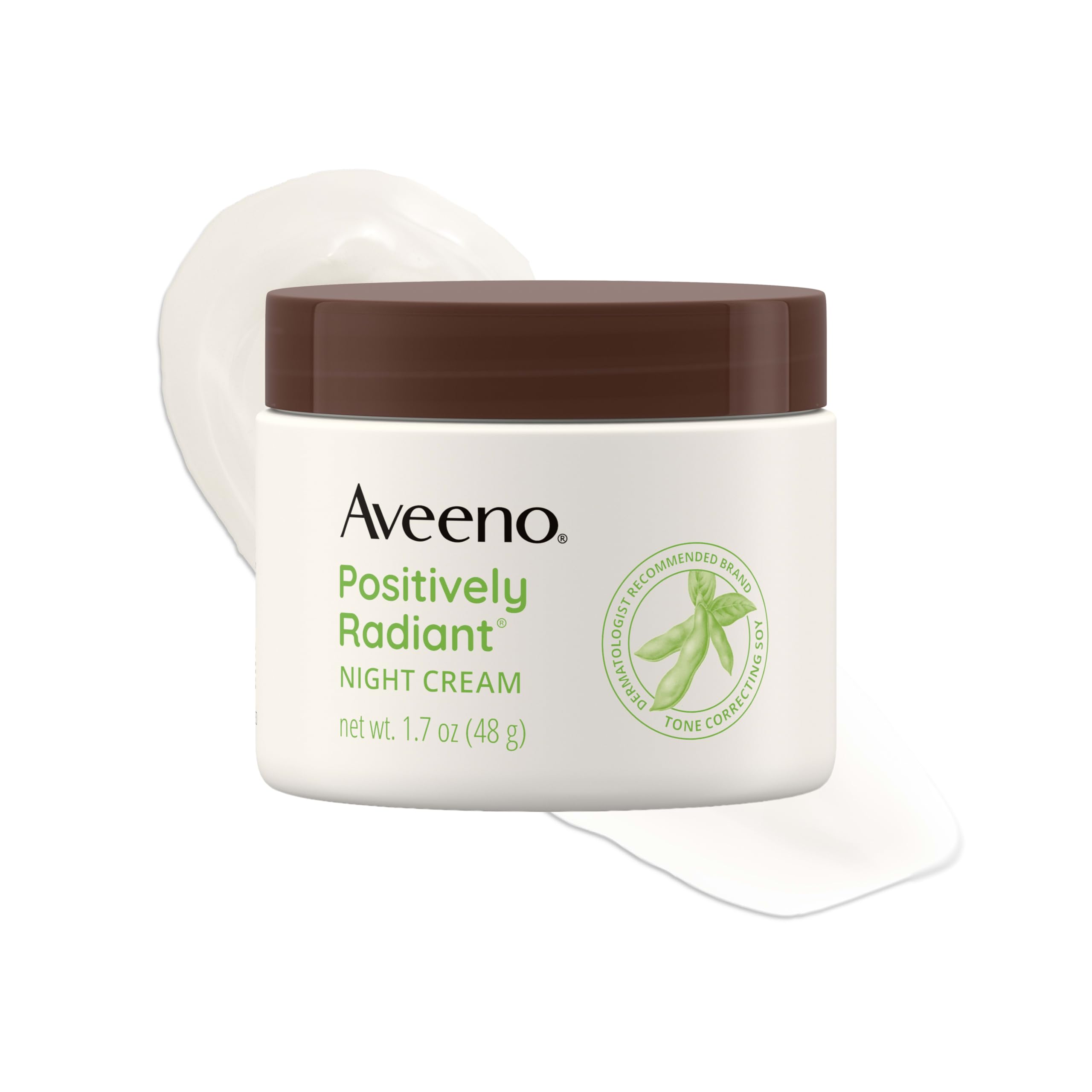 aveeno-positively-radiant-night-cream-with-tone-correcting-soy-niacinamide-overn image 1