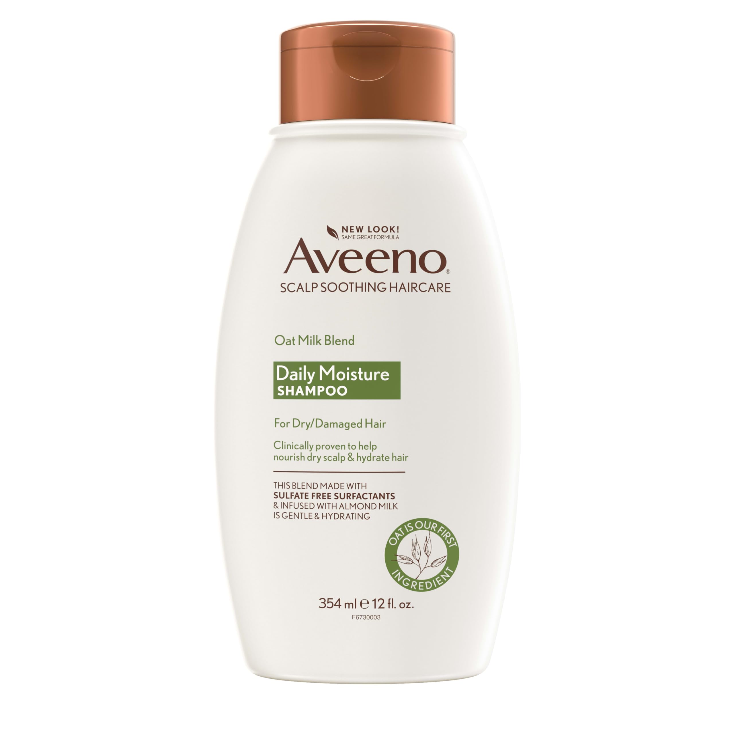 aveeno-oat-milk-blend-moisturizing-shampoo-ultra-hydrating-for-dry-damaged-hair- image 1