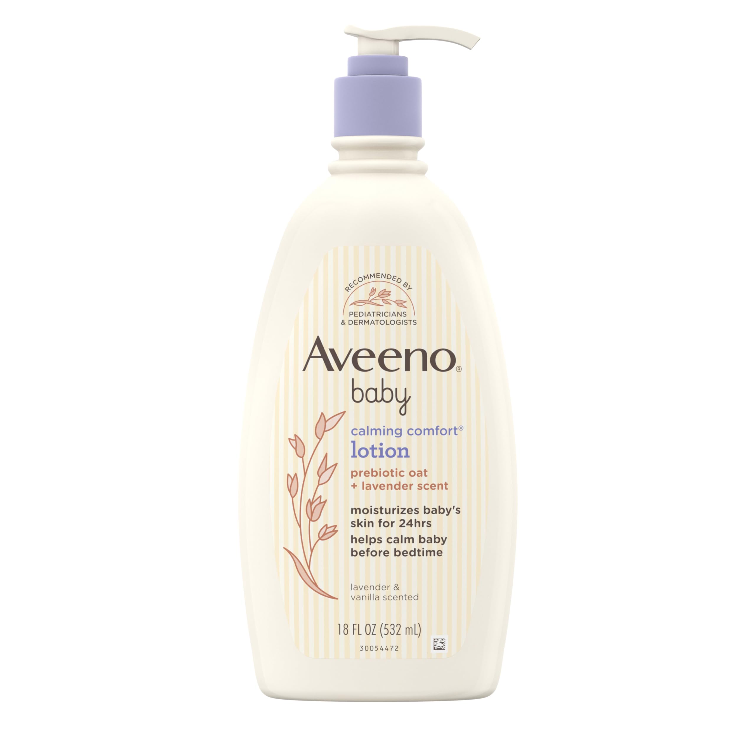 aveeno-baby-calming-comfort-moisturizing-body-lotion-with-relaxing-lavender-vani image 1