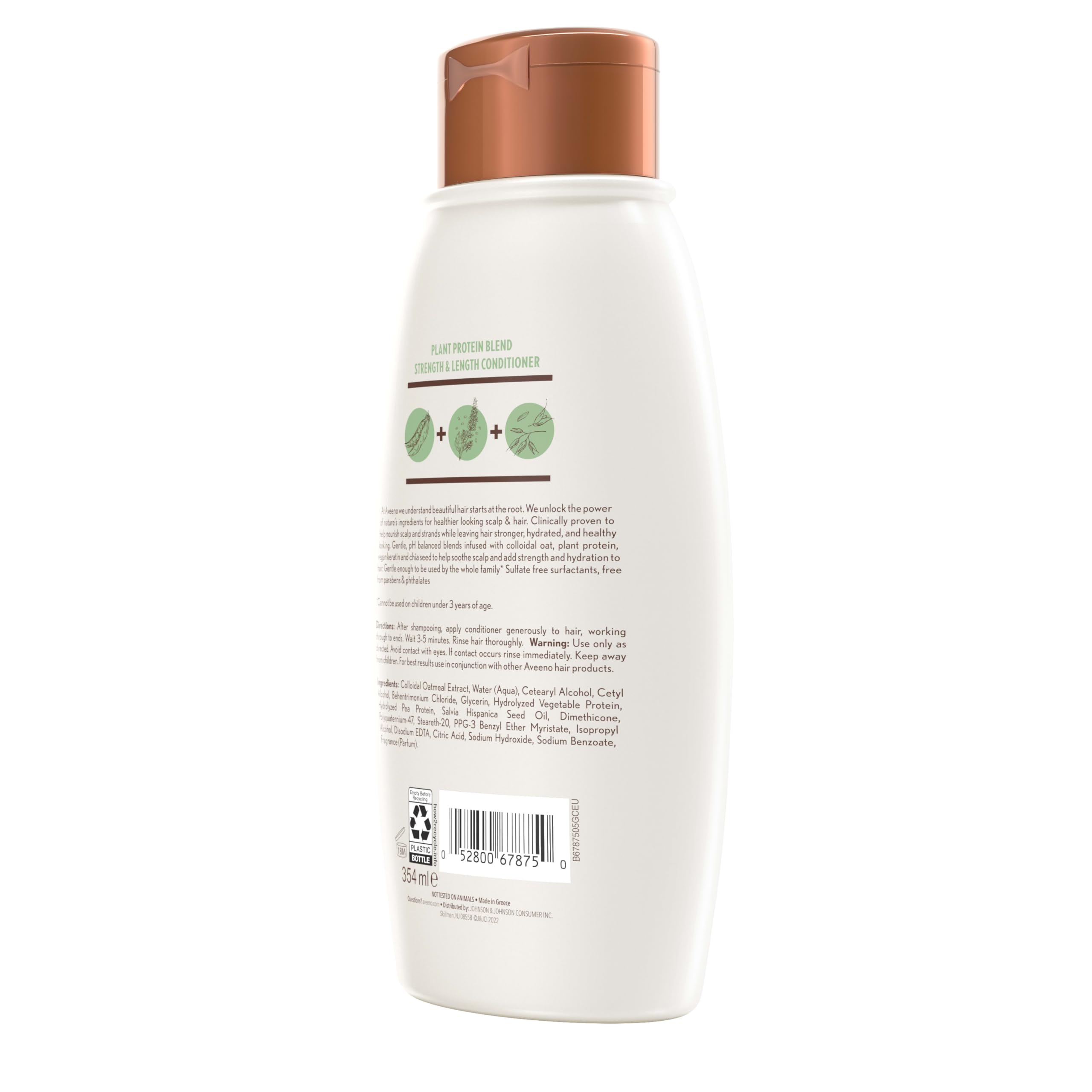 aveeno-strength-length-plant-protein-blend-conditioner-vegan-formula-for-strong- image 8