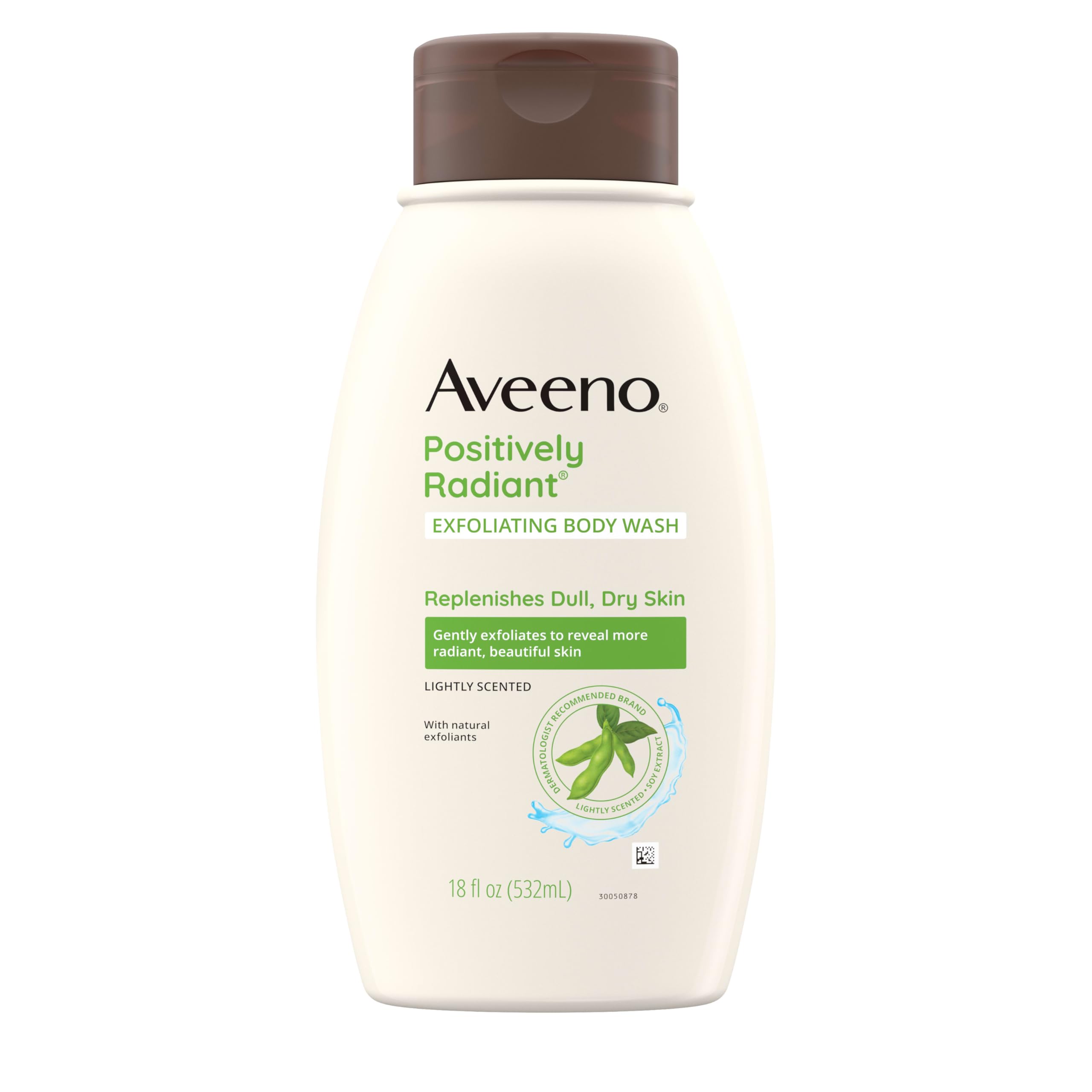 aveeno-positively-radiant-exfoliating-body-wash-with-soy-extract-18-fl-oz-pack-o image 3