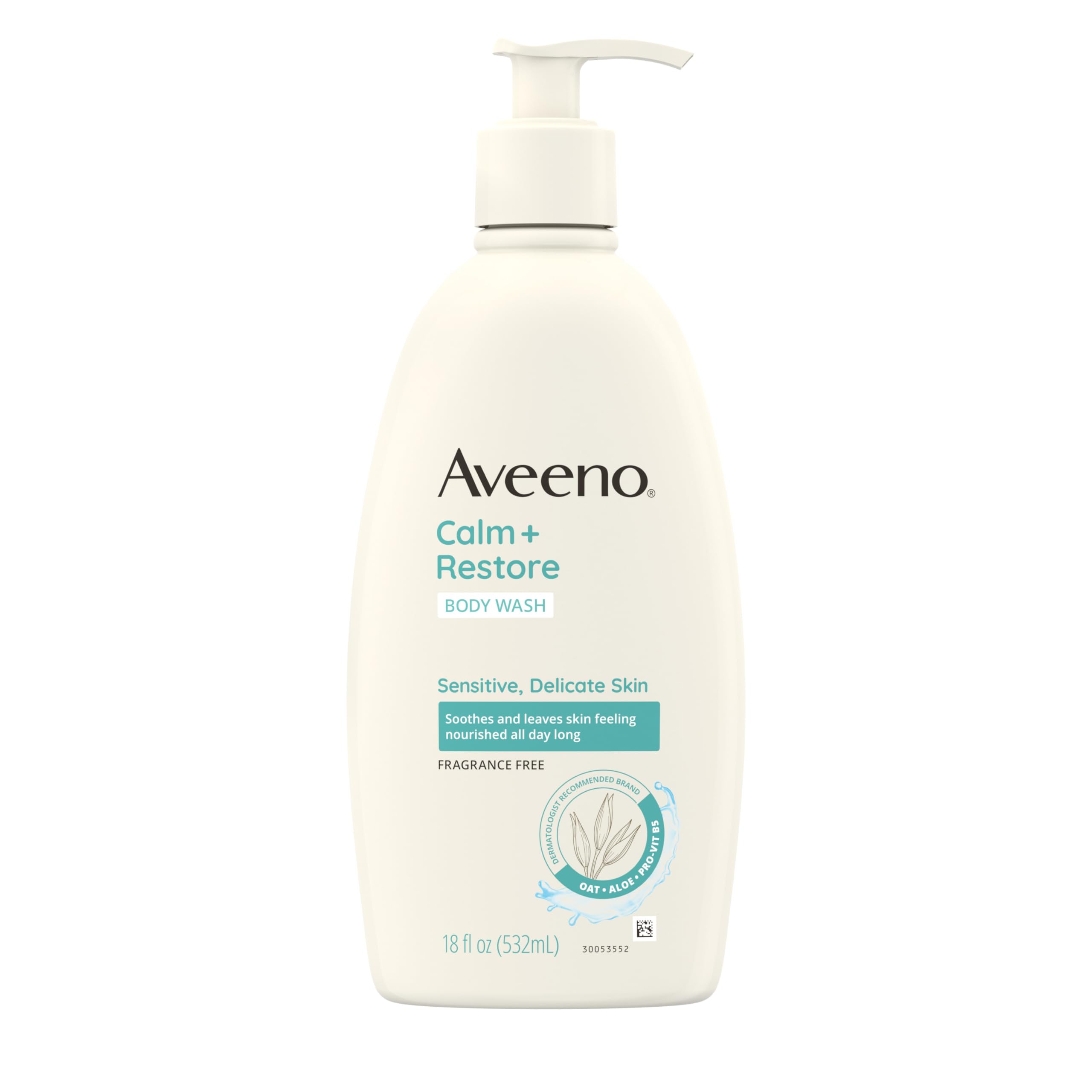 aveeno-calm-restore-daily-body-wash-for-sensitive-skin-with-oat-aloe-pro-vitamin image 1