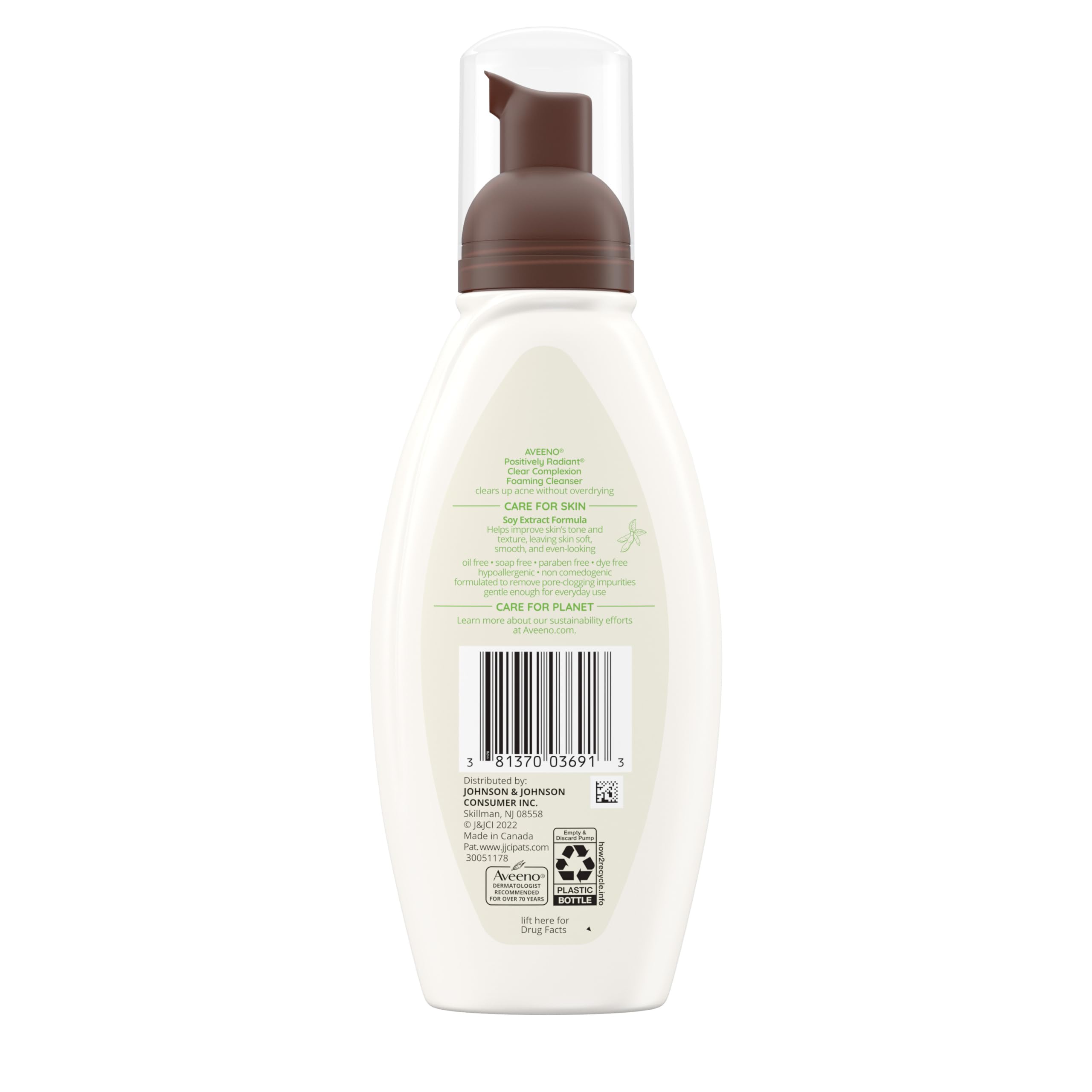 aveeno-clear-complexion-foaming-oil-free-facial-cleanser-with-salicylic-acid-6-f image 7