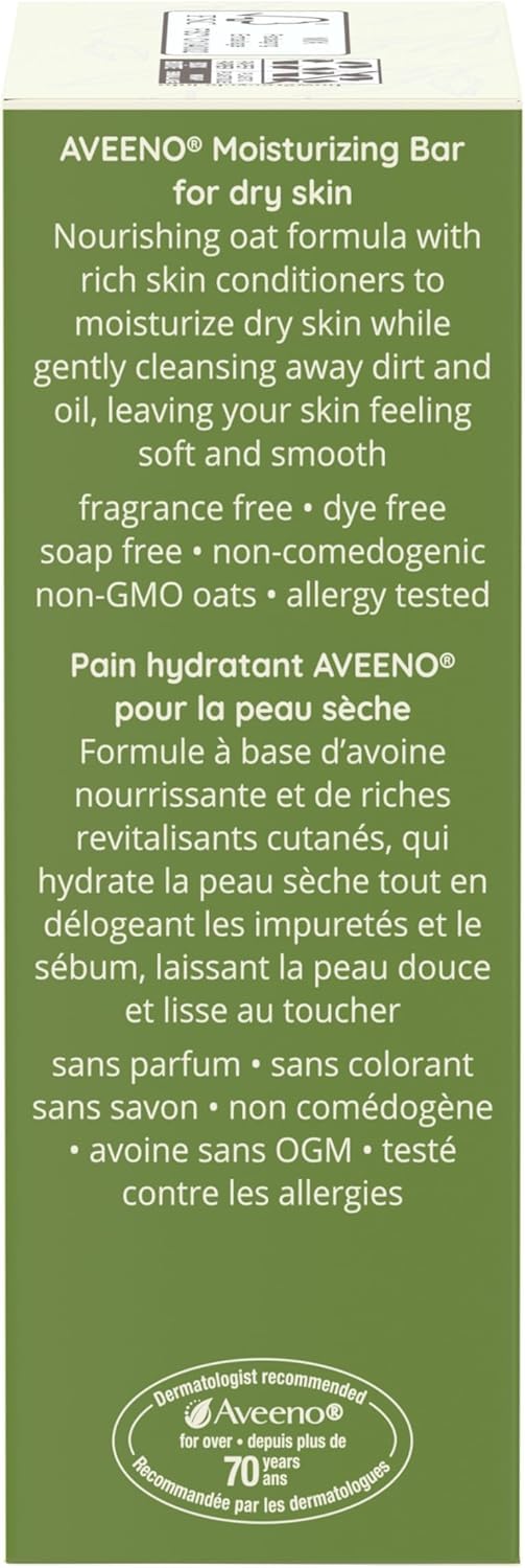 aveeno-naturals-moisturizing-bar-for-dry-skin-colloidal-oatmeal-3-5-oz-pack-of-1 image 8