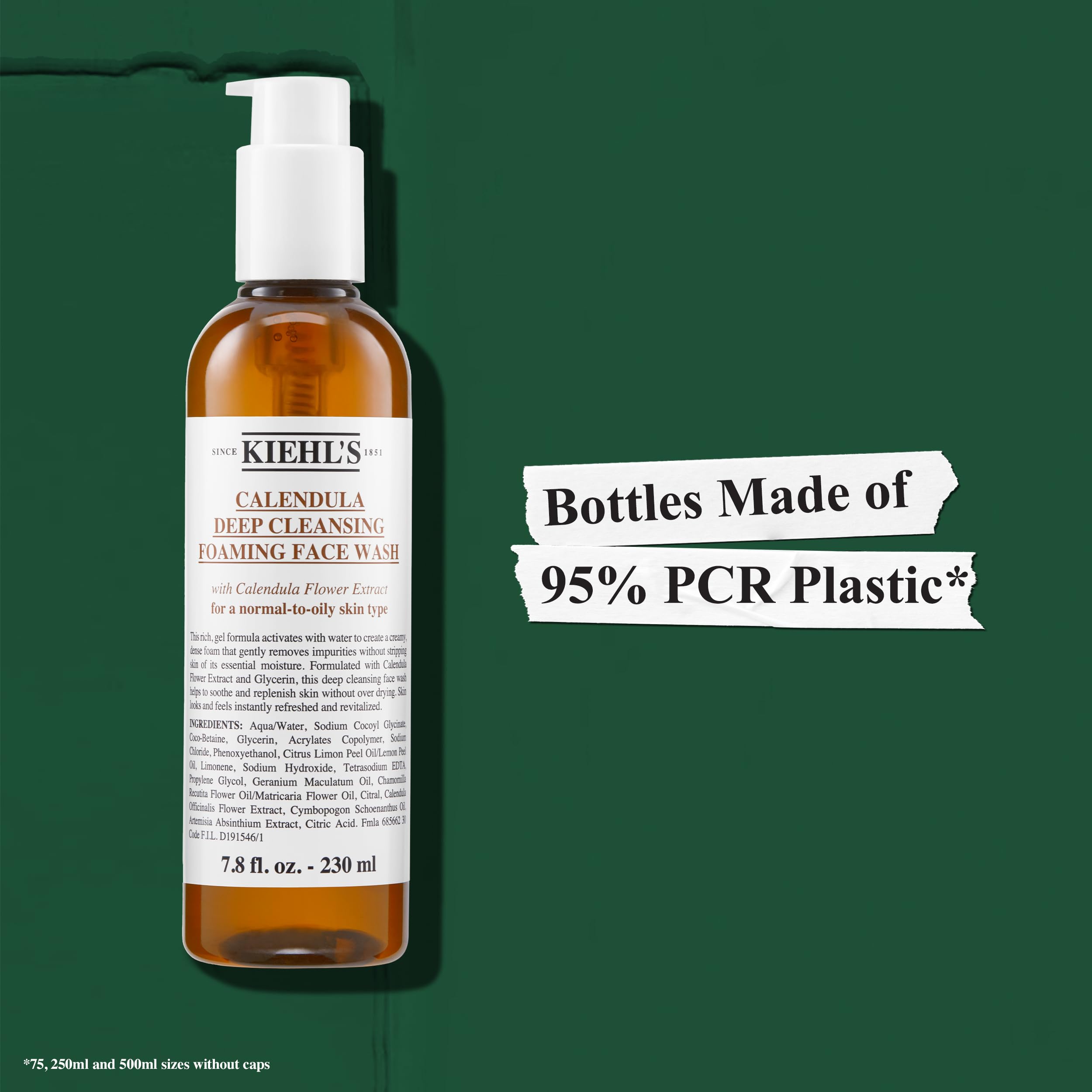 kiehl-s-calendula-deep-cleansing-face-wash-gentle-foaming-cleanser-for-normal-to image 7