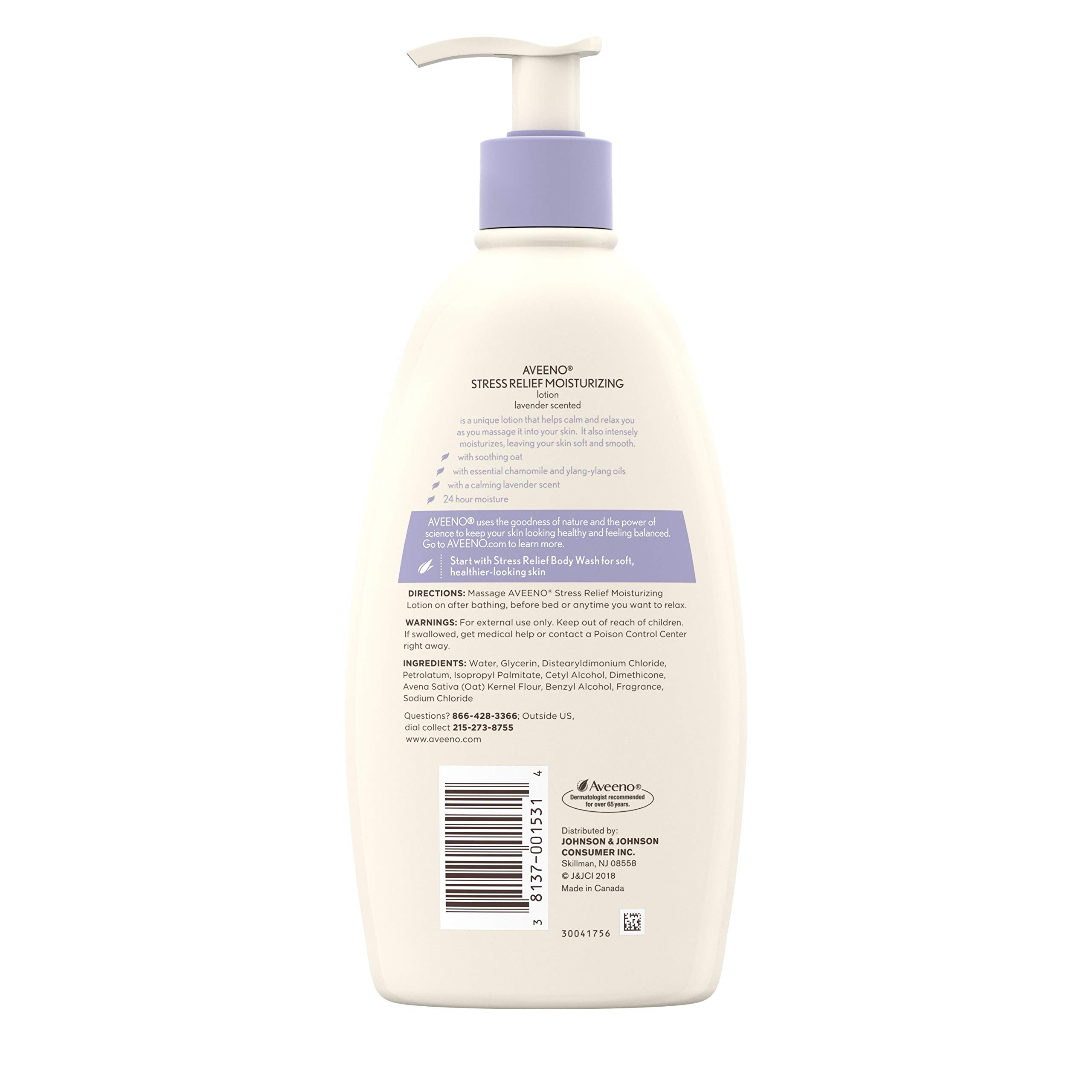 aveeno-stress-relief-moisturizing-body-lotion-with-lavender-natural-oatmeal-esse image 3