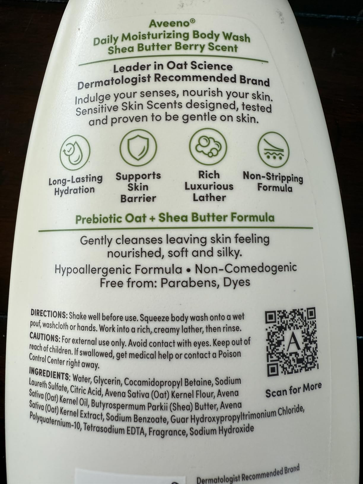 Nice moisturizing wash