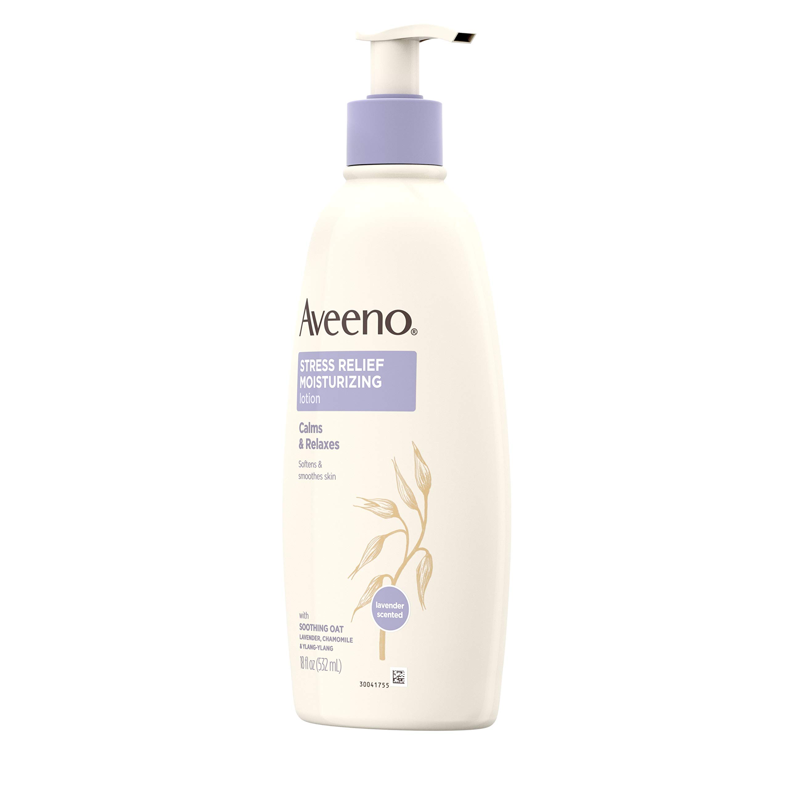 aveeno-stress-relief-moisturizing-body-lotion-with-lavender-natural-oatmeal-esse image 2