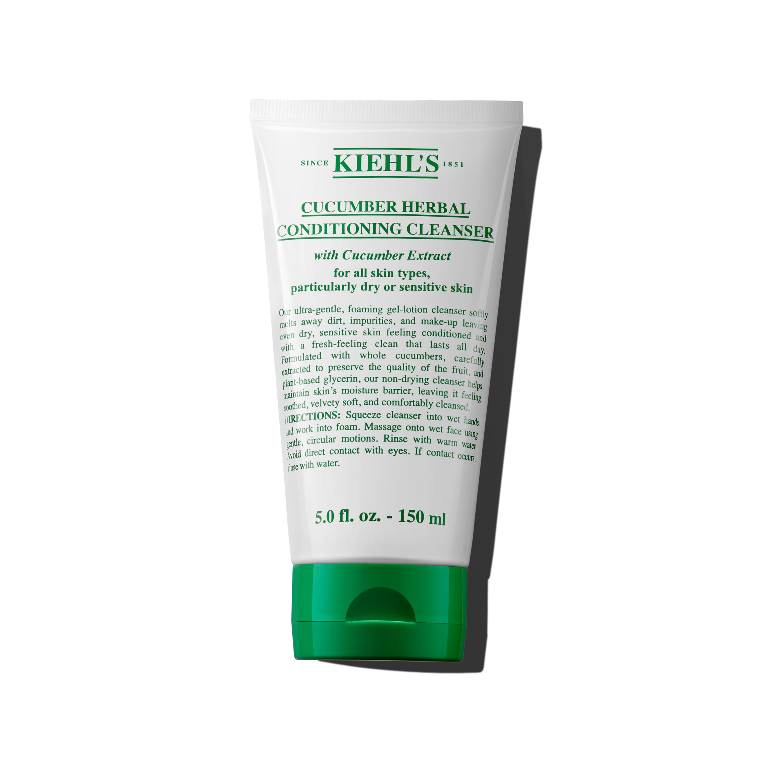 kiehl-s-cucumber-herbal-conditioning-cleanser-gentle-face-wash-for-dry-sensitive image 1