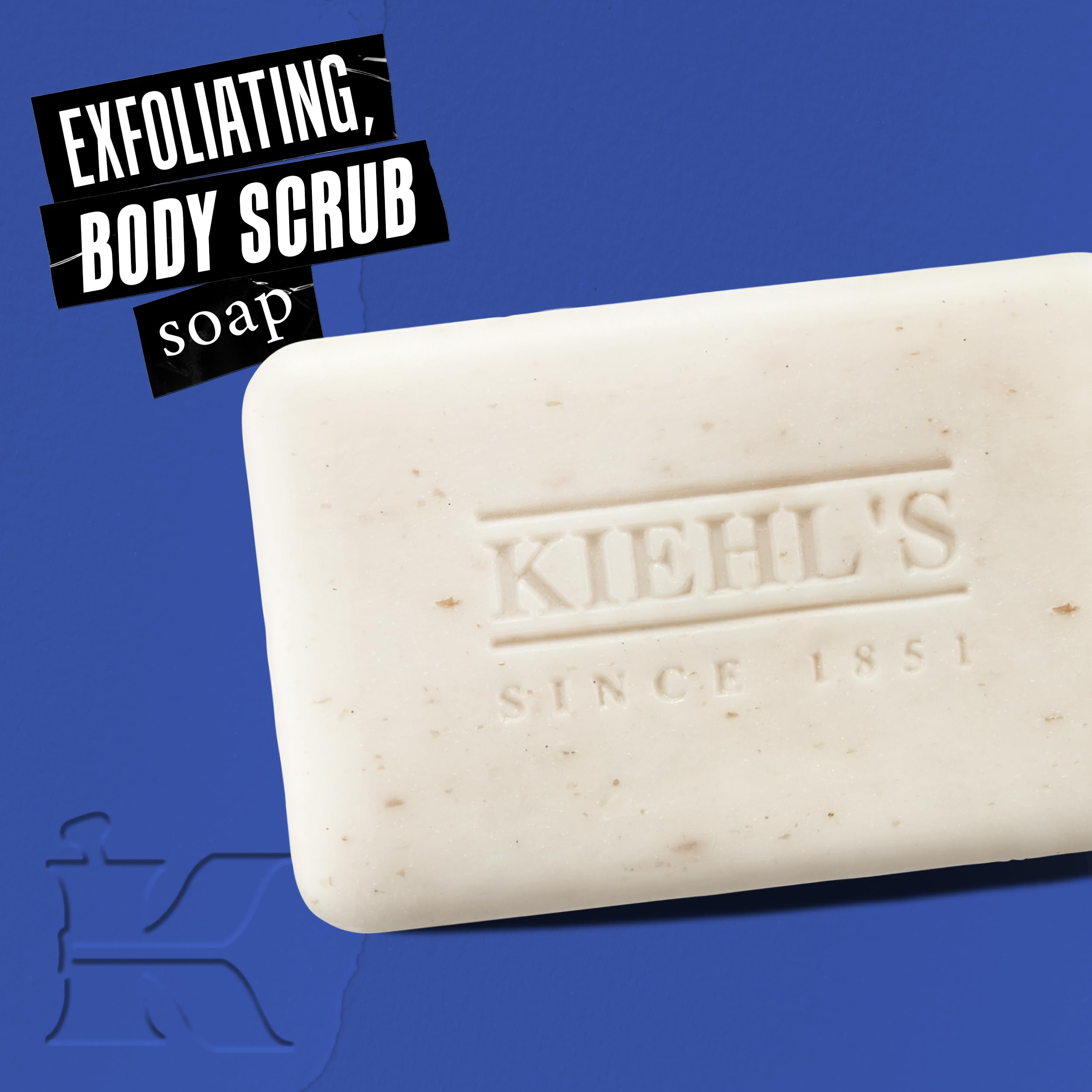kiehl-s-ultimate-man-body-scrub-exfoliating-bar-soap-with-oat-bran-pumice-energi image 2