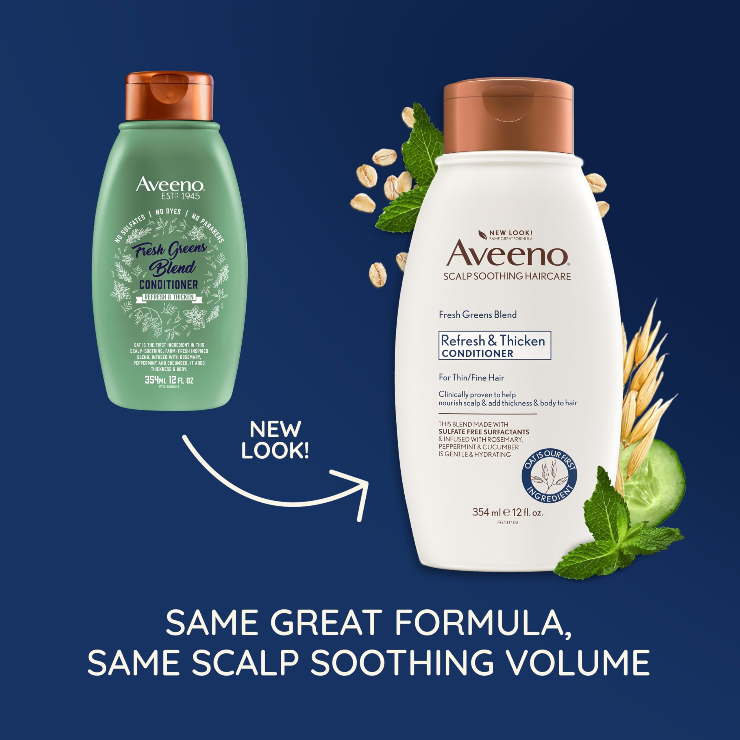 aveeno-fresh-greens-blend-natural-volumizing-conditioner-with-cucumber-rosemary- image 2