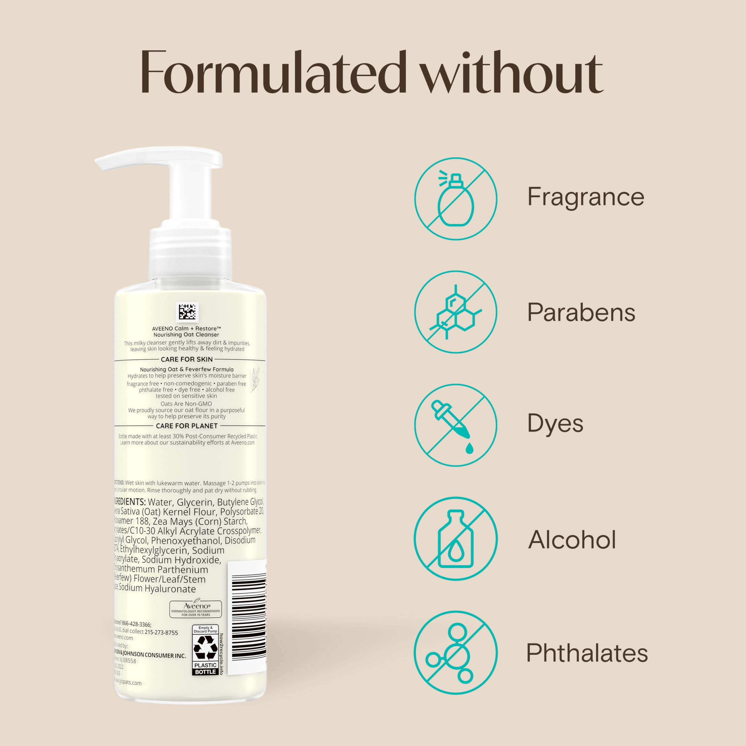aveeno-calm-restore-nourishing-oat-face-cleanser-daily-hydrating-facial-cleanser image 8