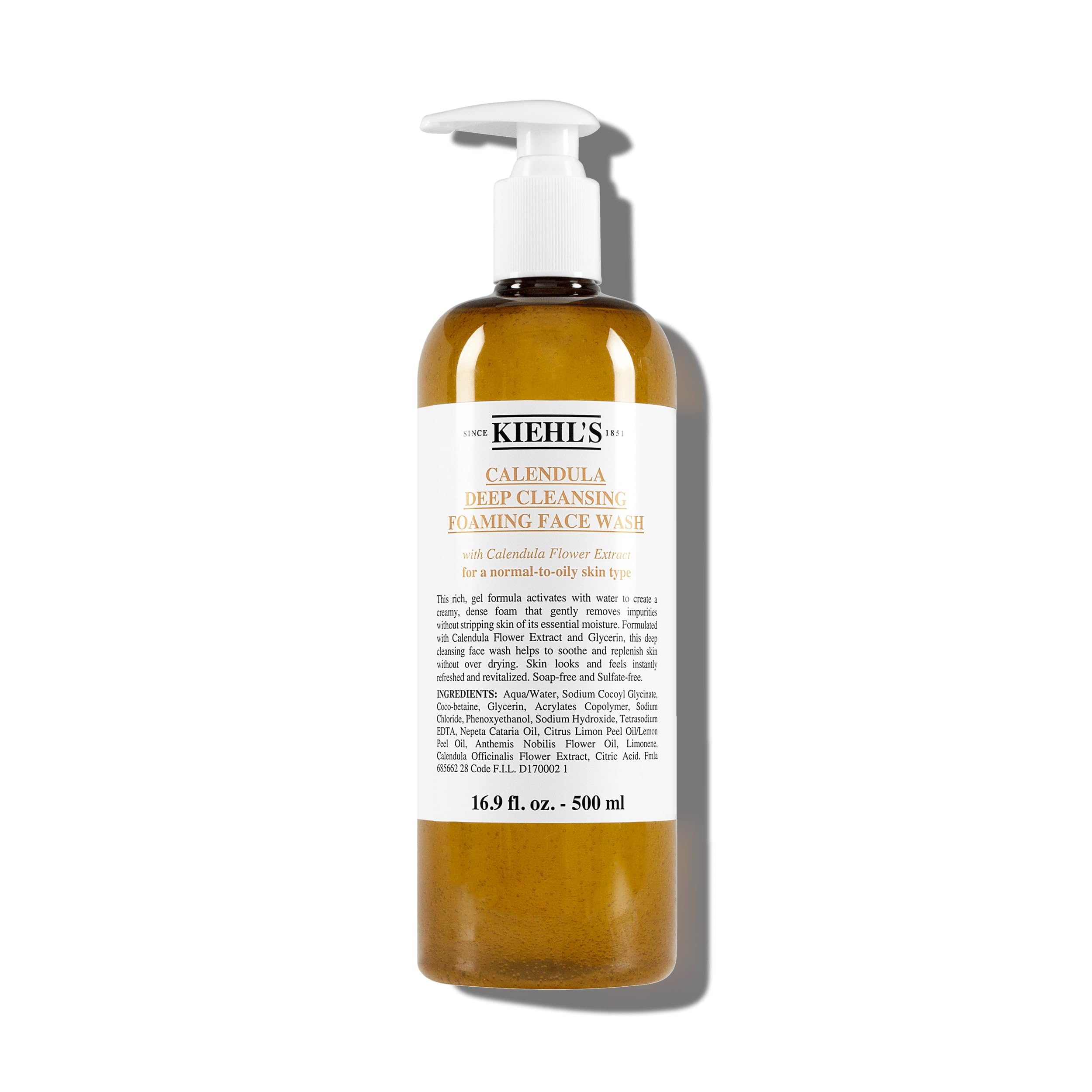 kiehl-s-calendula-deep-cleansing-face-wash-gentle-foaming-cleanser-for-normal-to image 8