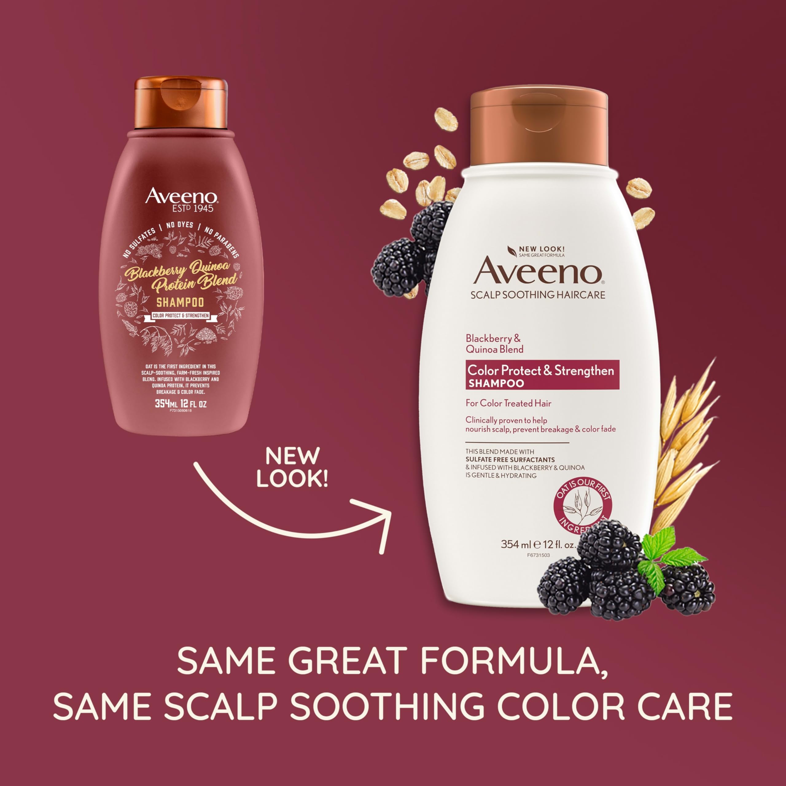 aveeno-color-protect-strengthen-blackberry-quinoa-shampoo-sulfate-free-12-fl-oz image 2