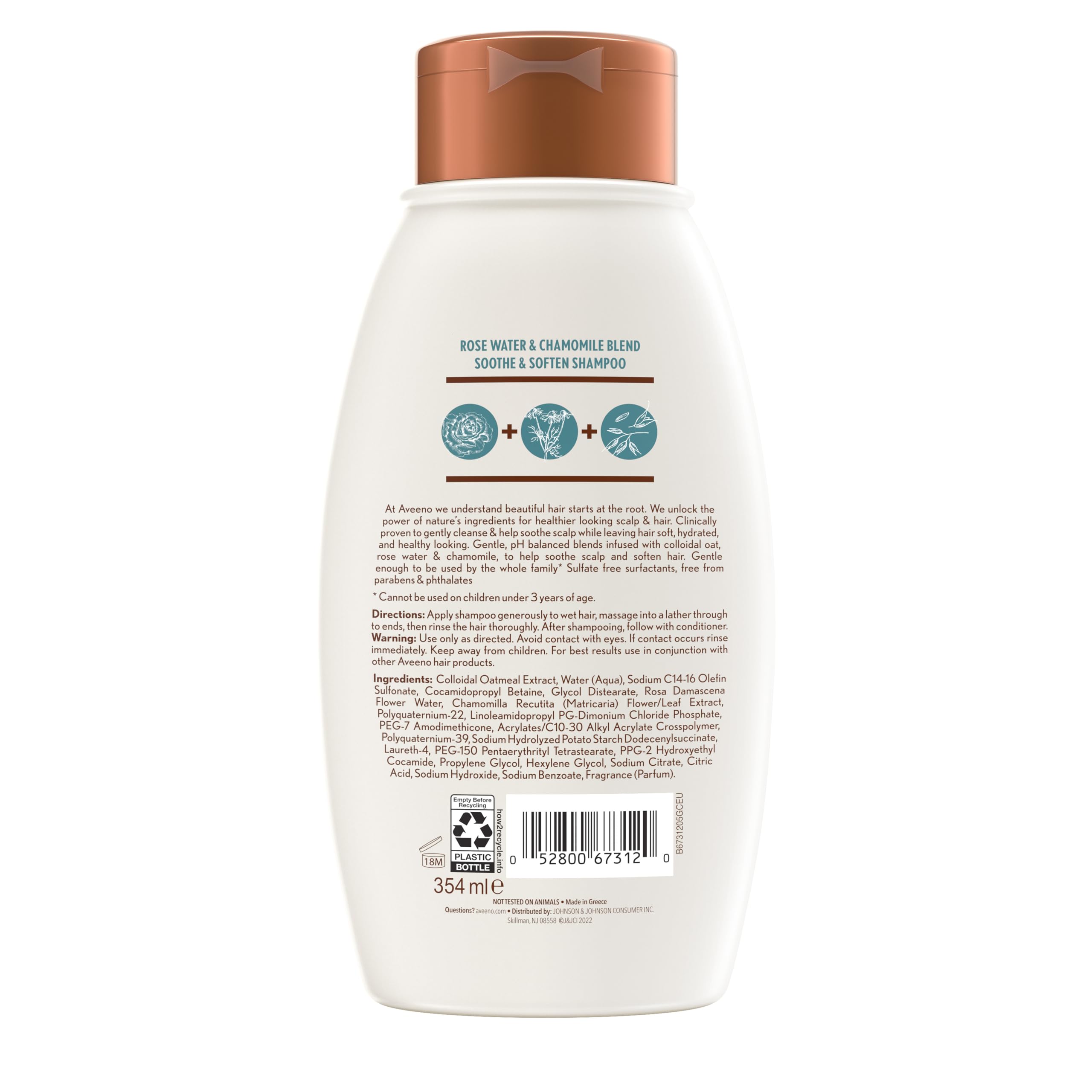 aveeno-rose-water-chamomile-shampoo-for-dry-hair-hydrating-12-fl-oz image 8