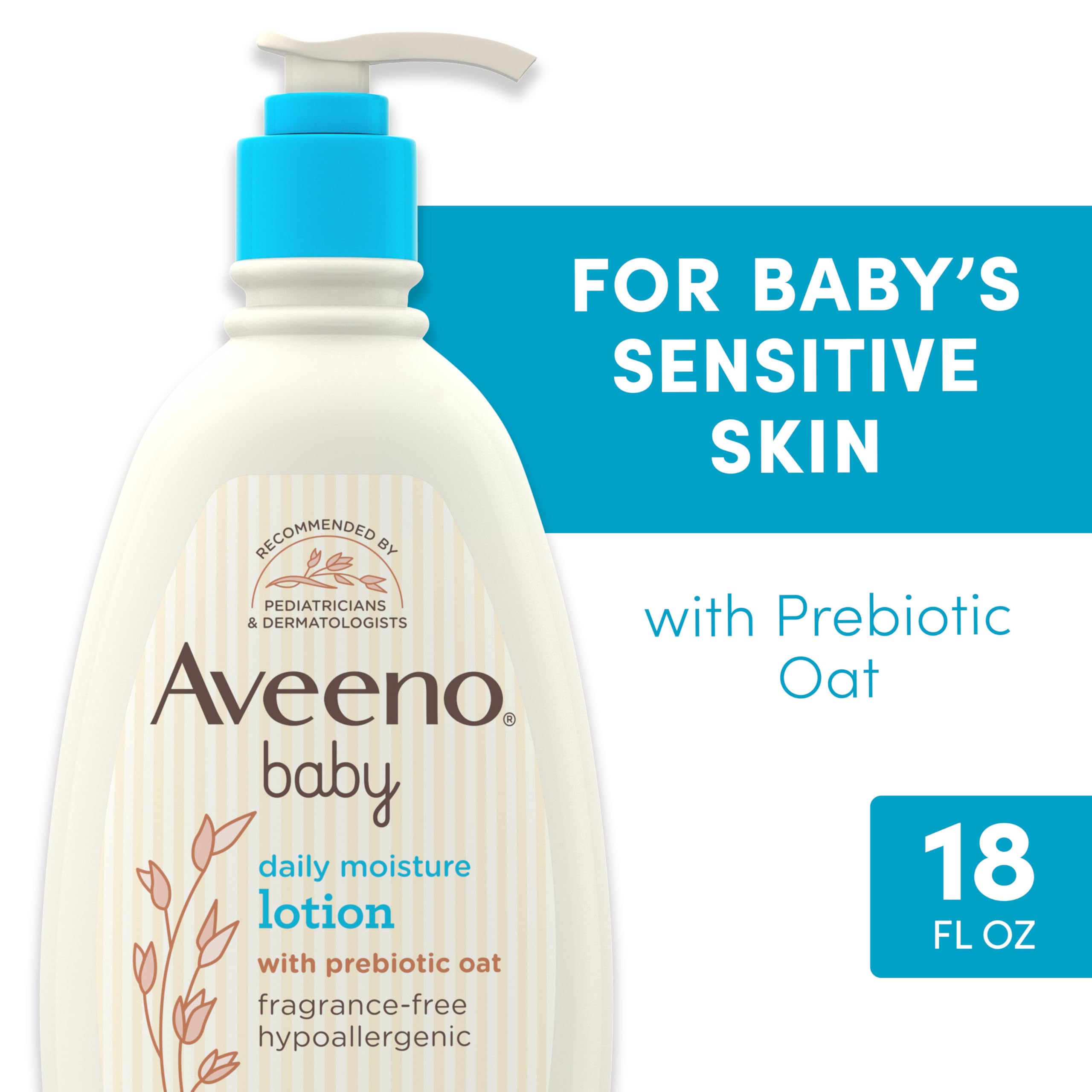 aveeno-baby-daily-moisture-body-lotion-18-fl-oz-hypoallergenic-fragrance-free-wi image 2