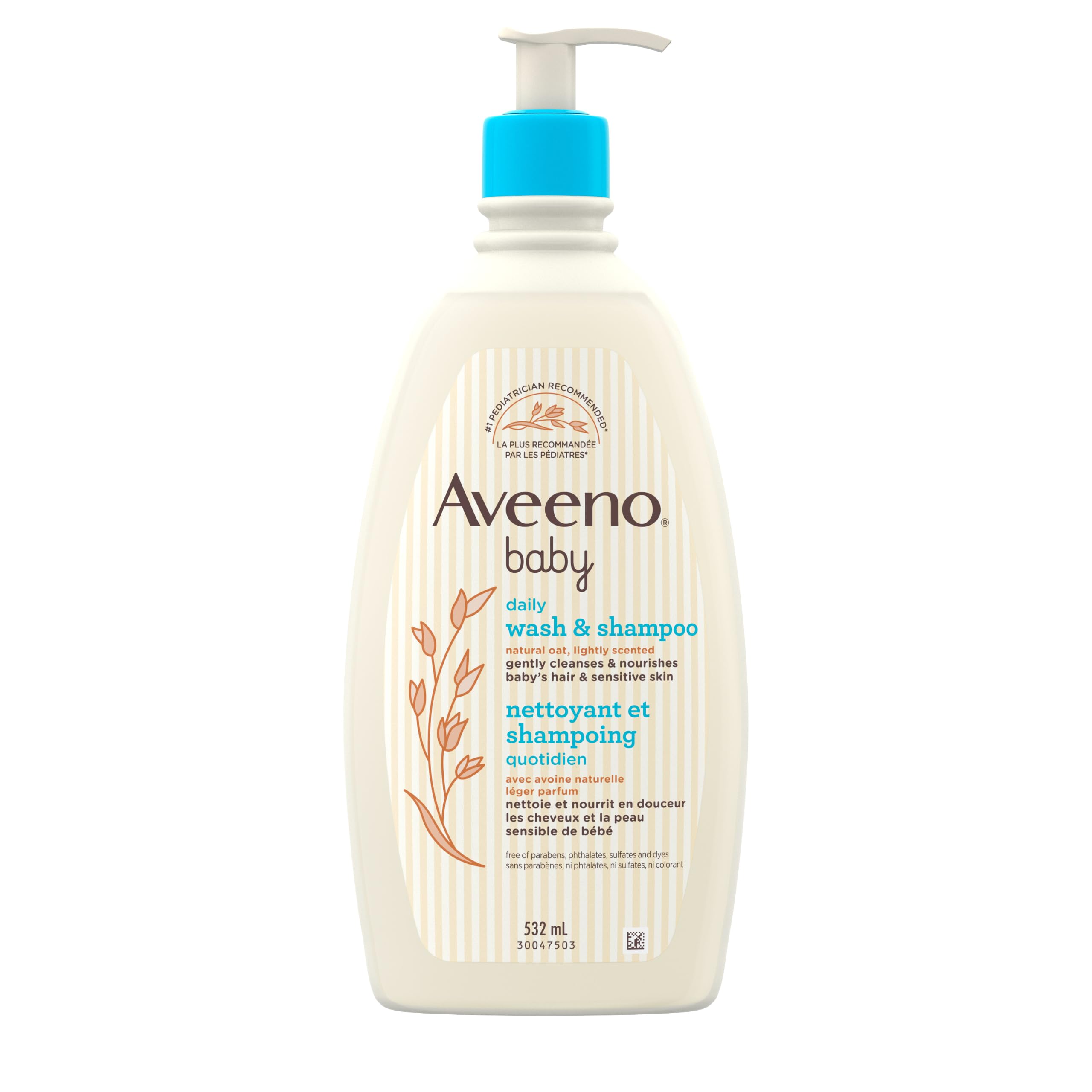 aveeno-baby-daily-moisture-gentle-baby-body-wash-and-shampoo-with-oat-extract-2- image 1