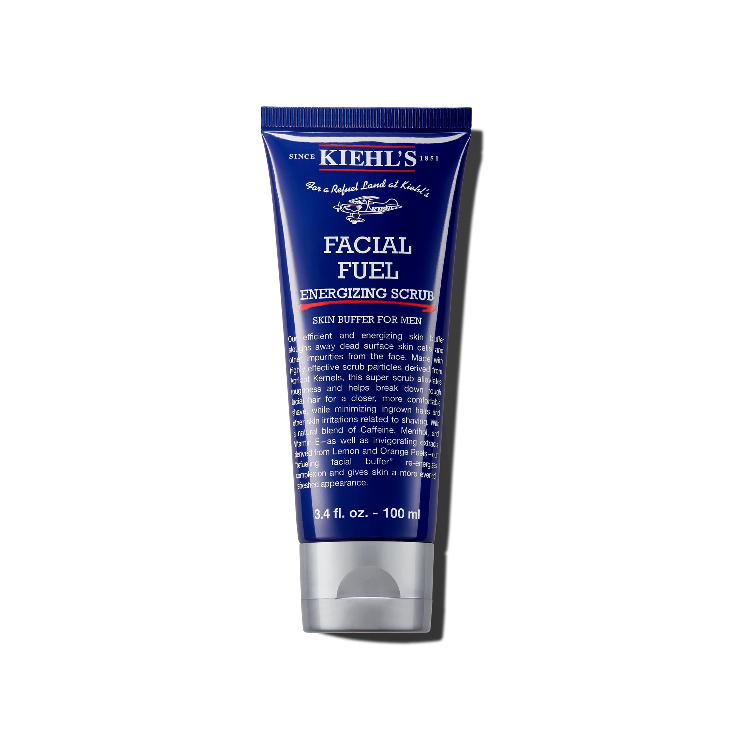 kiehl-s-facial-fuel-exfoliating-face-scrub-for-men-with-caffeine-menthol-apricot image 1