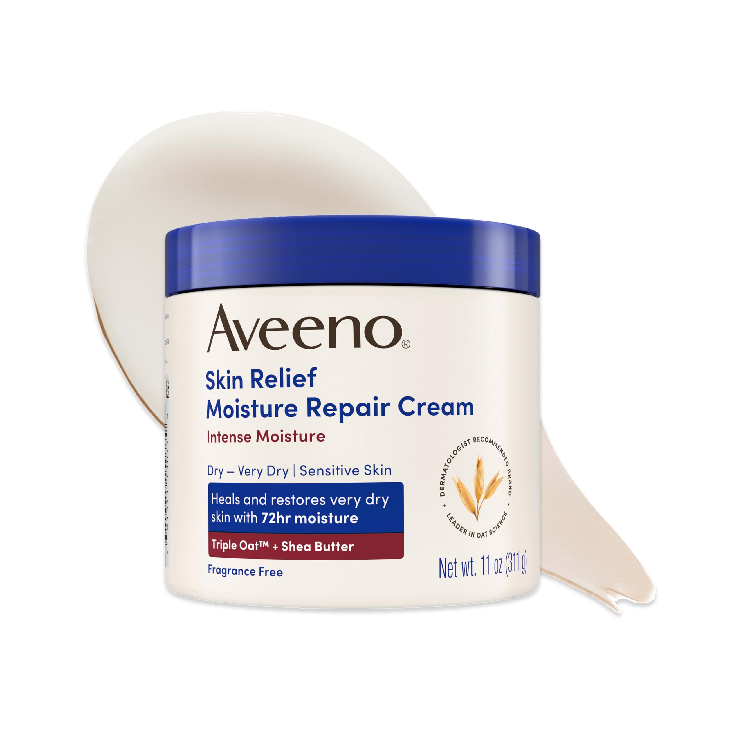 aveeno-skin-relief-intense-moisture-repair-body-cream-with-triple-oat-shea-butte image 1