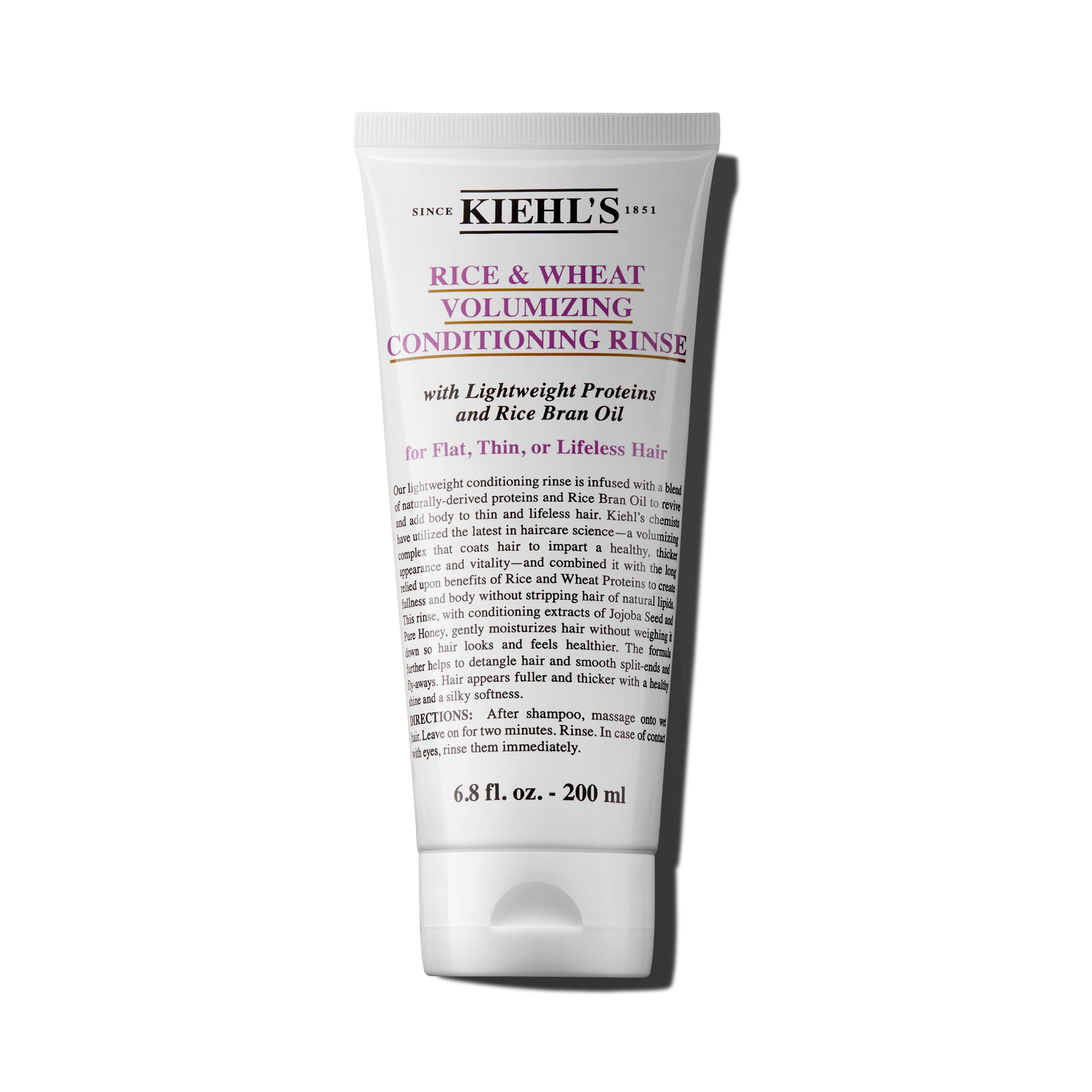 kiehl-s-rice-and-wheat-volumizing-conditioning-rinse-hair-conditioner-for-thin-o image 1