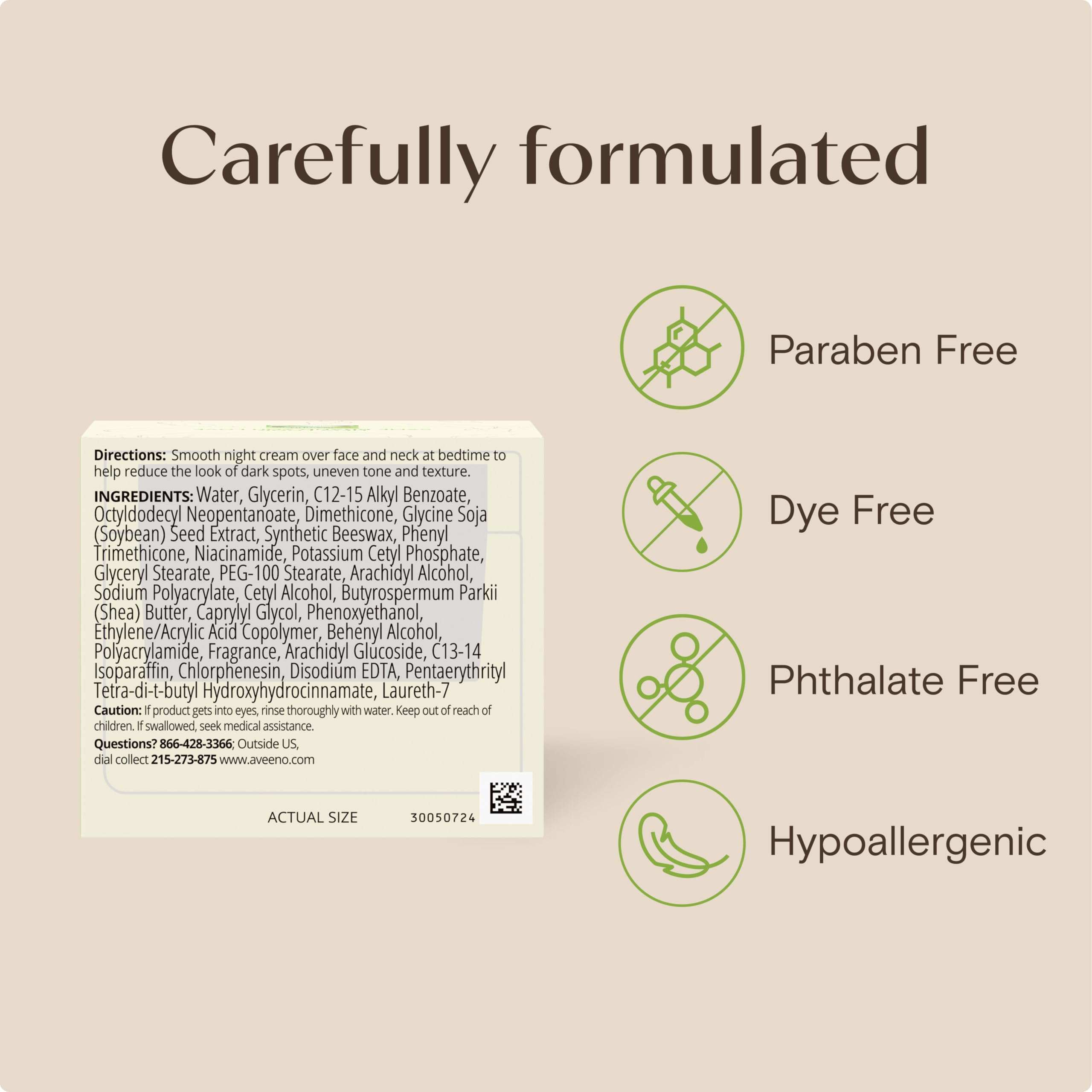 aveeno-positively-radiant-night-cream-with-tone-correcting-soy-niacinamide-overn image 8