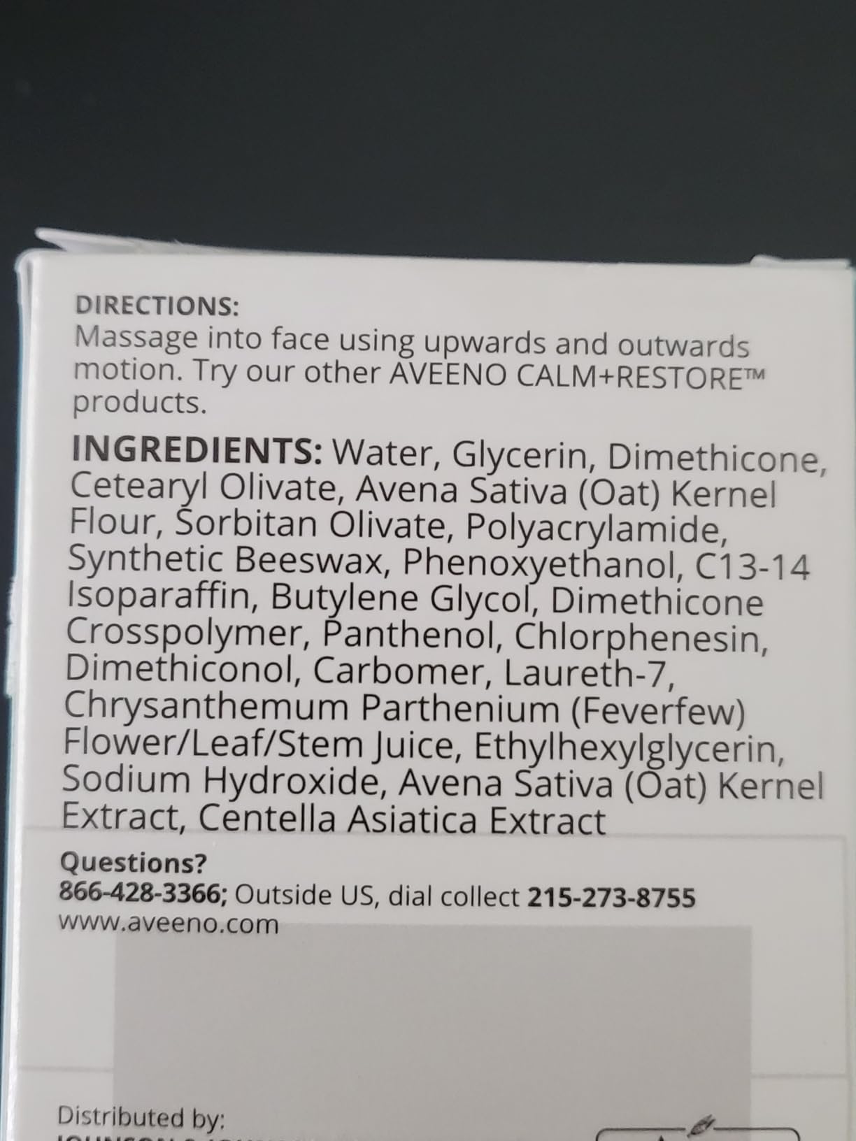 Love the oat gel!