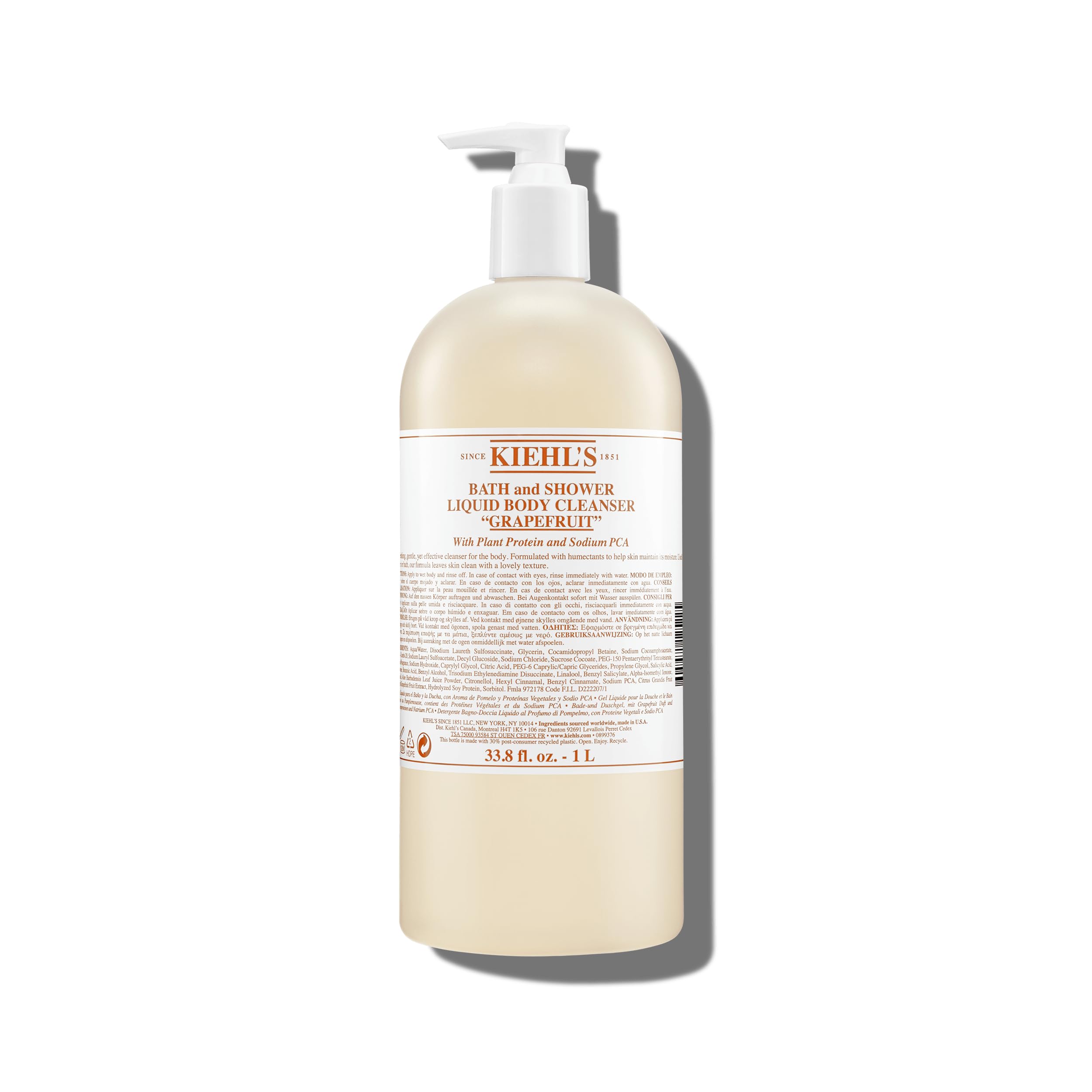 kiehl-s-grapefruit-liquid-body-cleanser-gentle-foaming-body-wash-refreshing-arom image 7