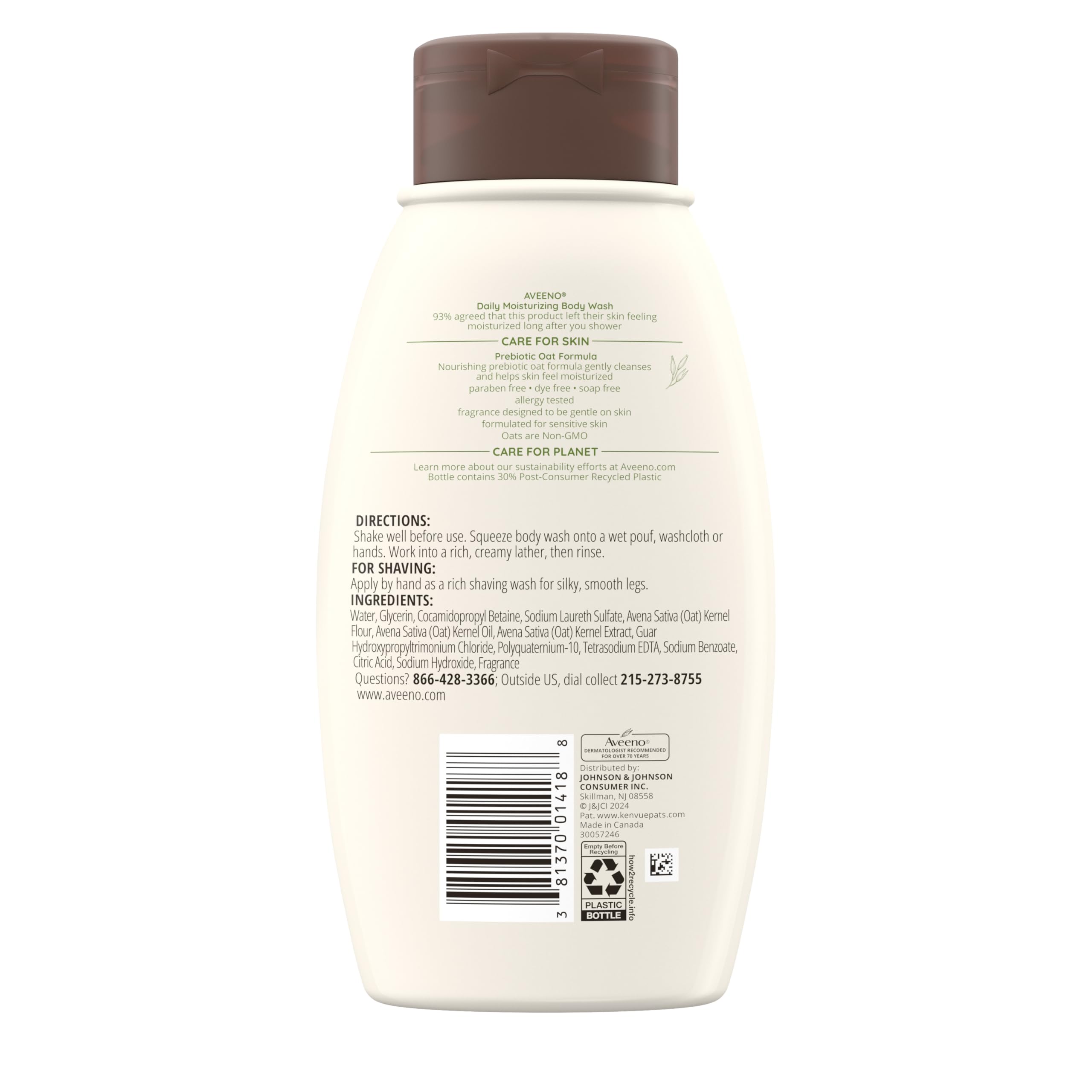 aveeno-daily-moisturizing-body-wash-with-prebiotic-oat-3-pack-12-fl-oz-each-for- image 7
