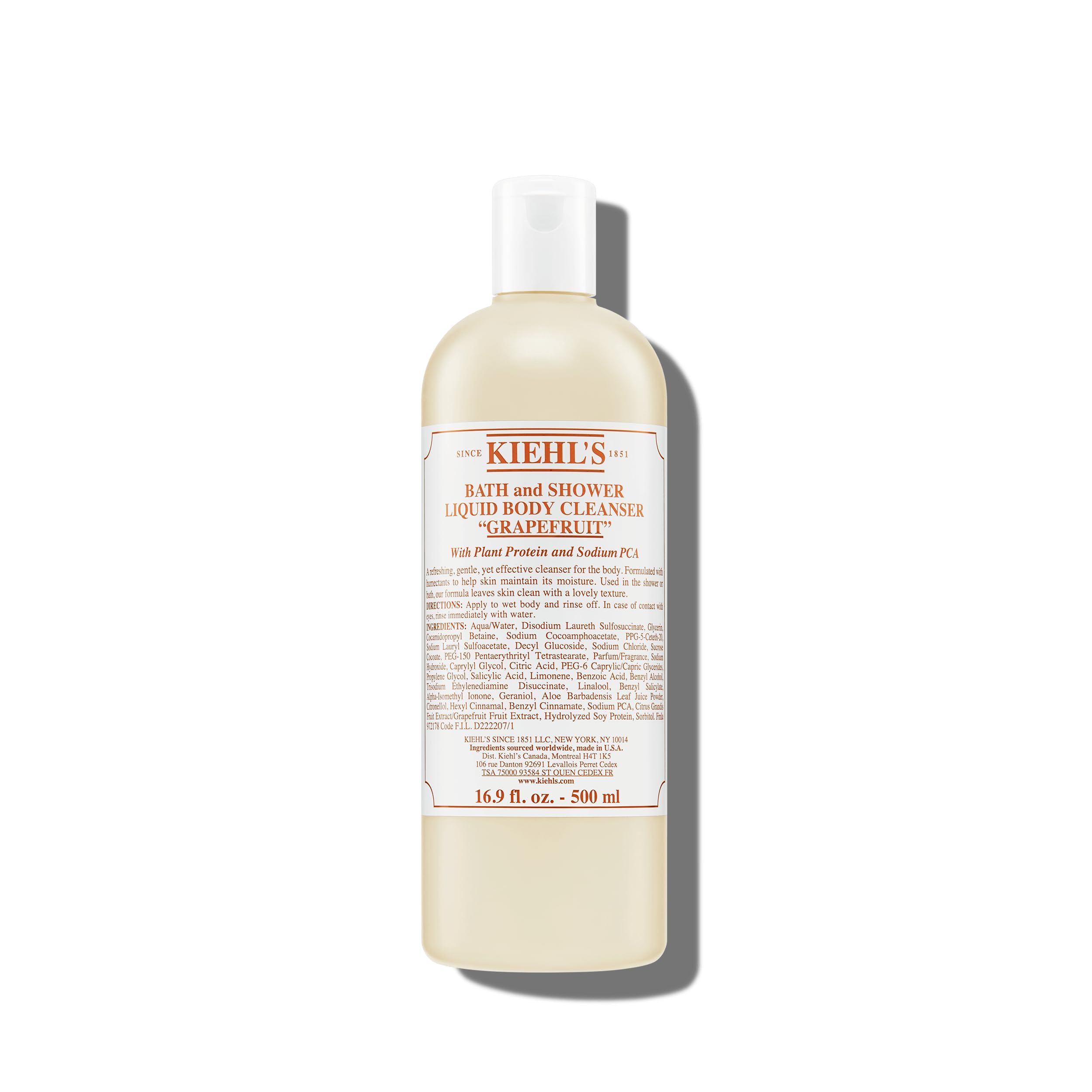 kiehl-s-grapefruit-liquid-body-cleanser-gentle-foaming-body-wash-refreshing-arom image 8
